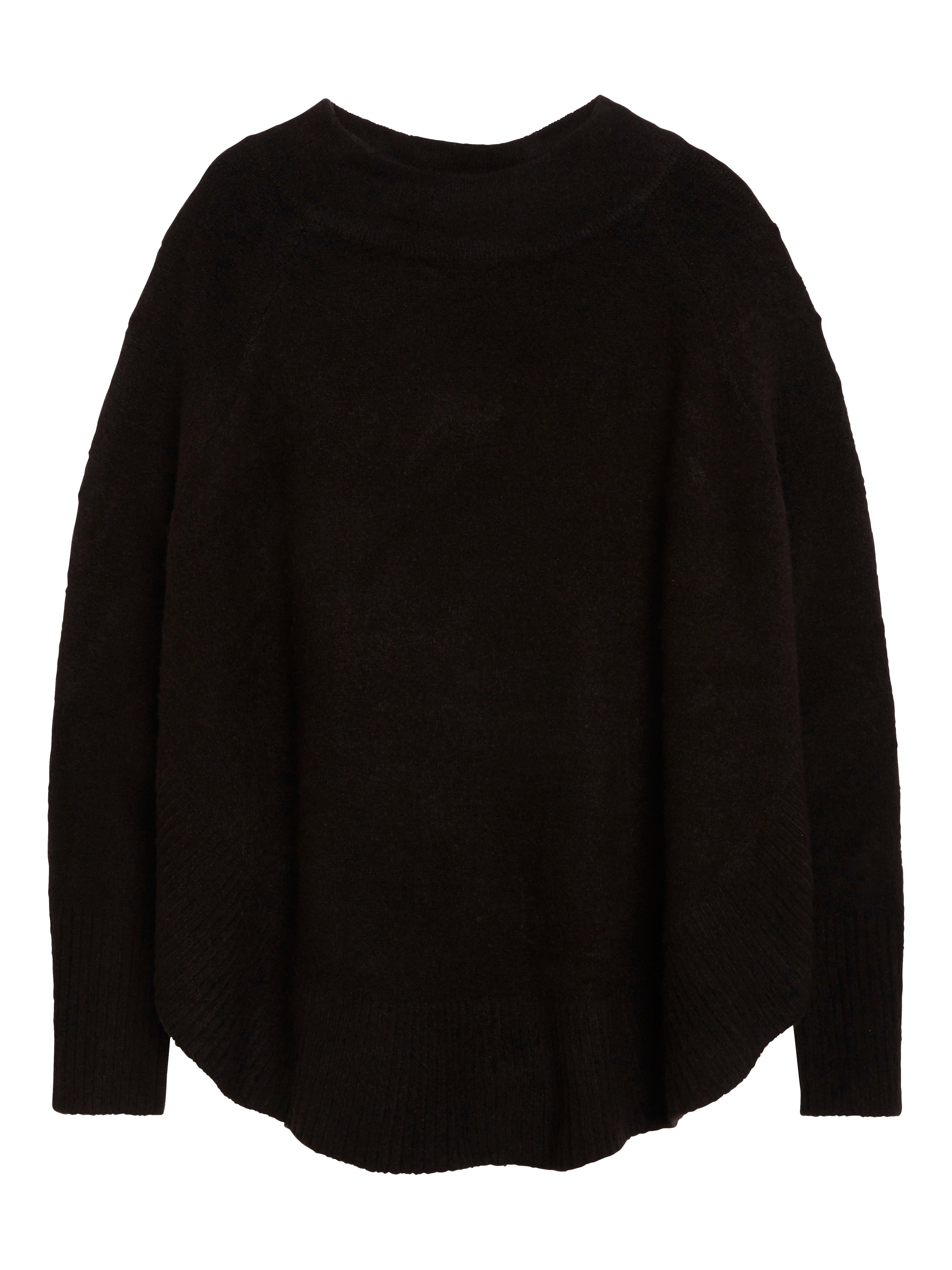 Poncho - Dame - Svart