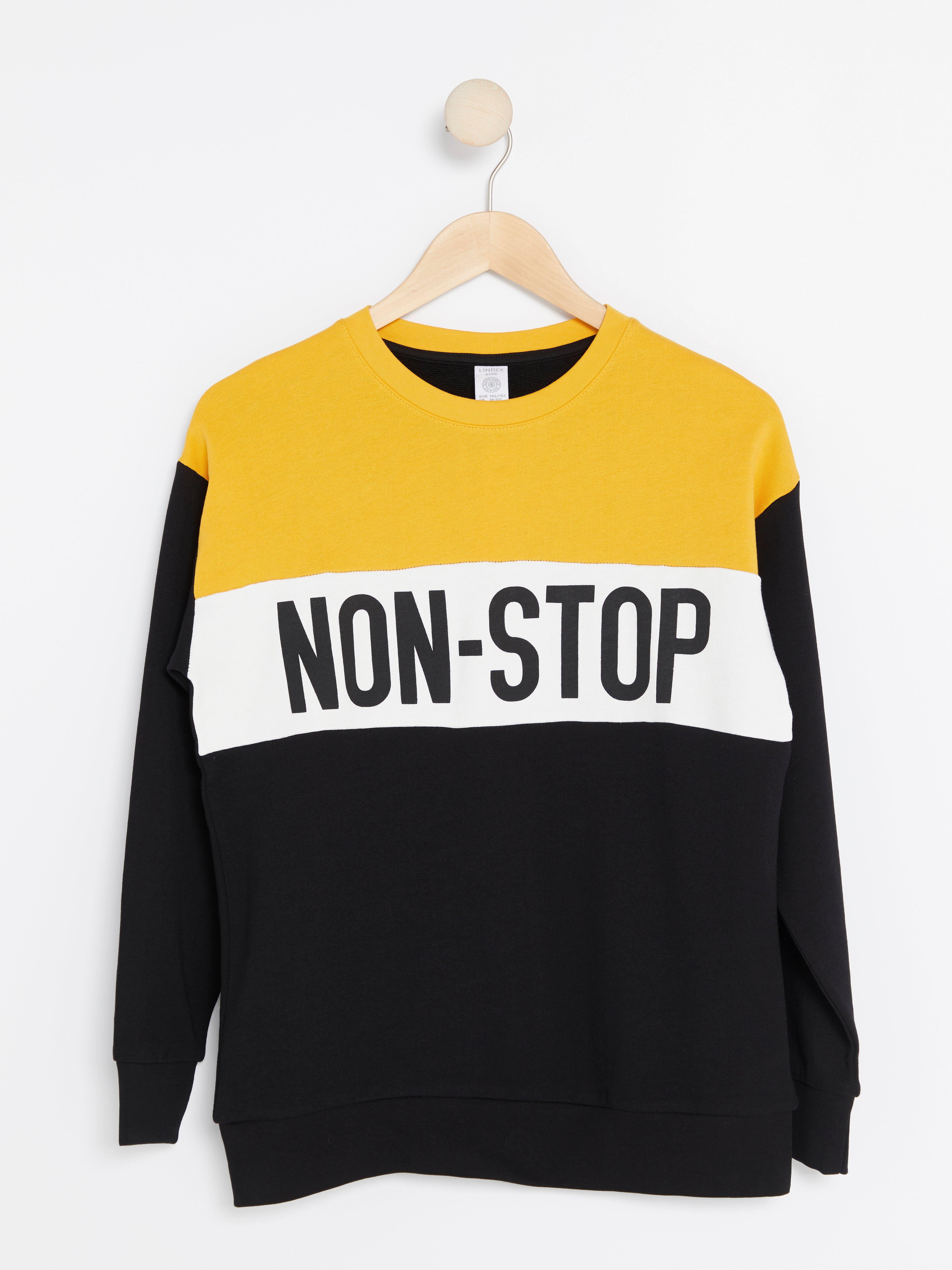 Sweatshirt - Barn - Svart