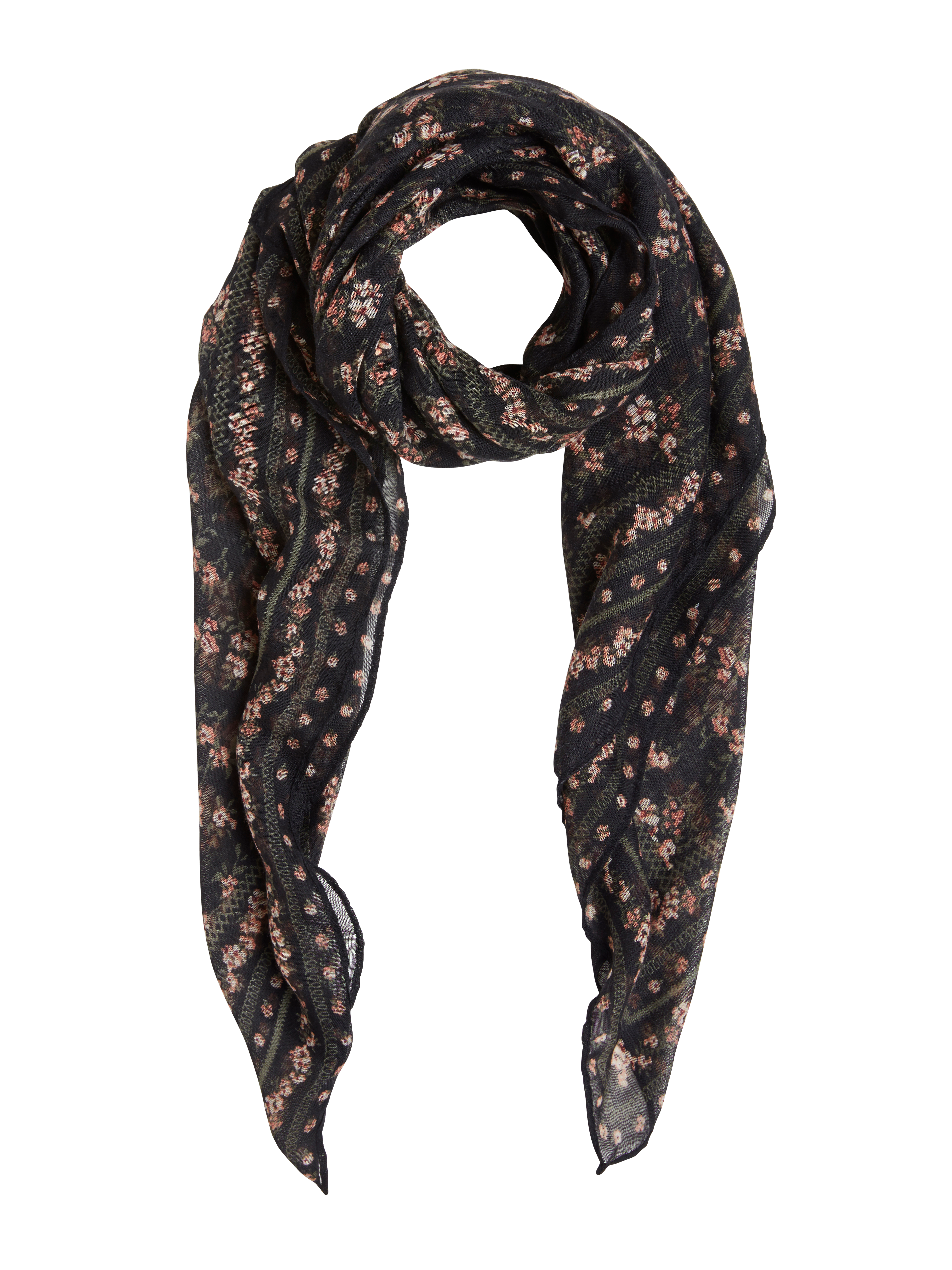 Scarf - Womens Wear - Black