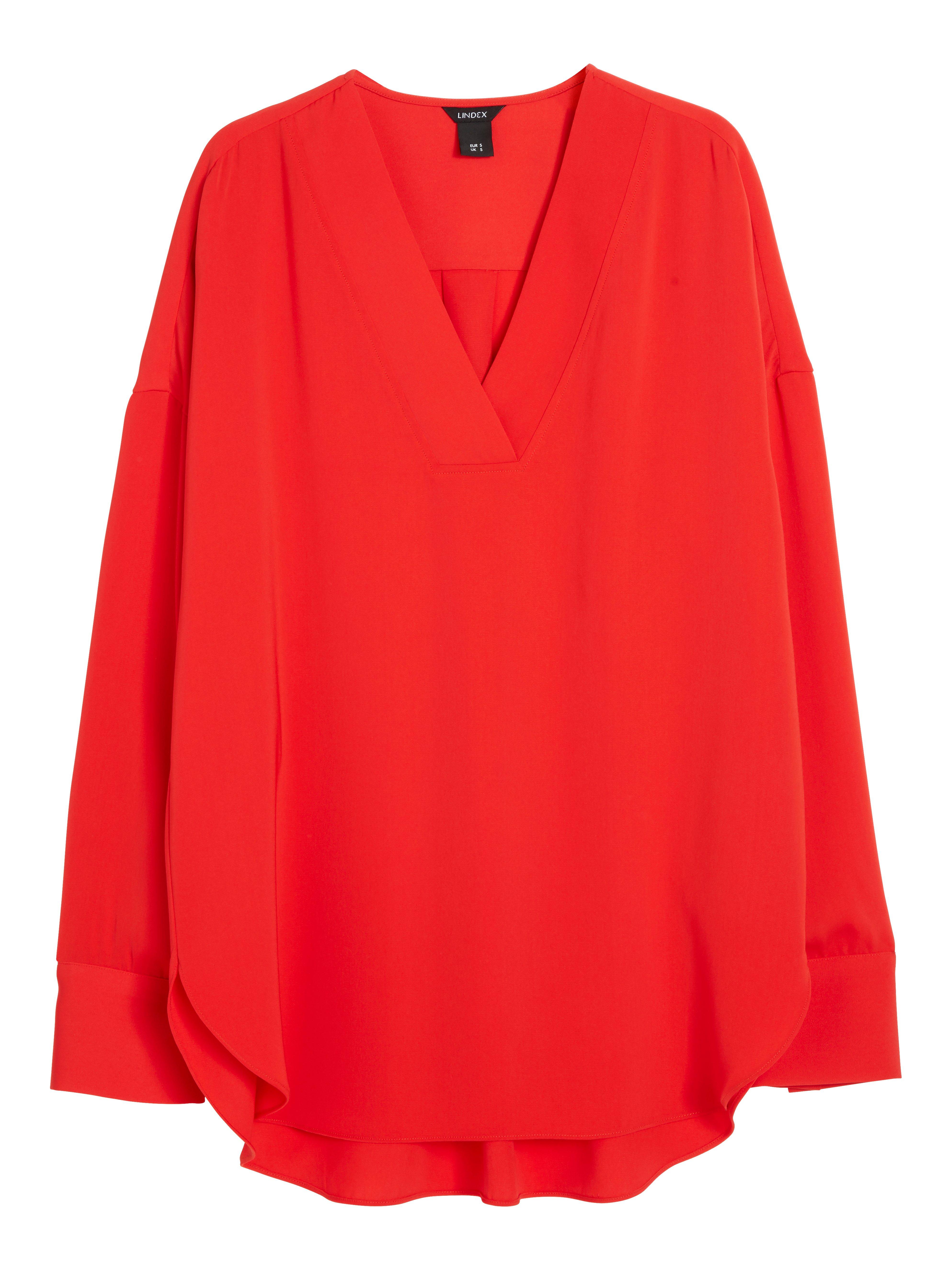 Bluse - Dame - Rød