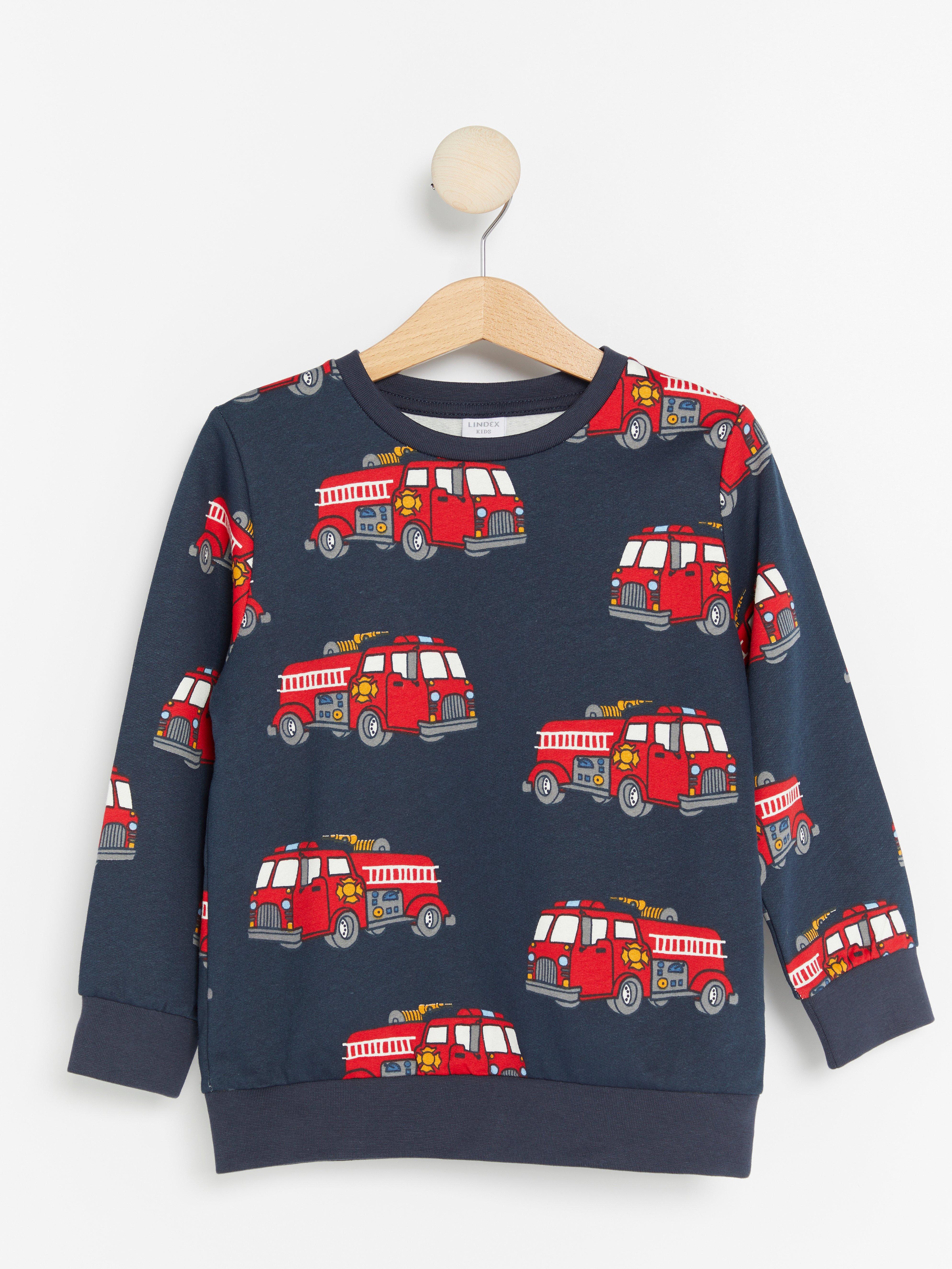 Sweatshirt - Barn - Blå