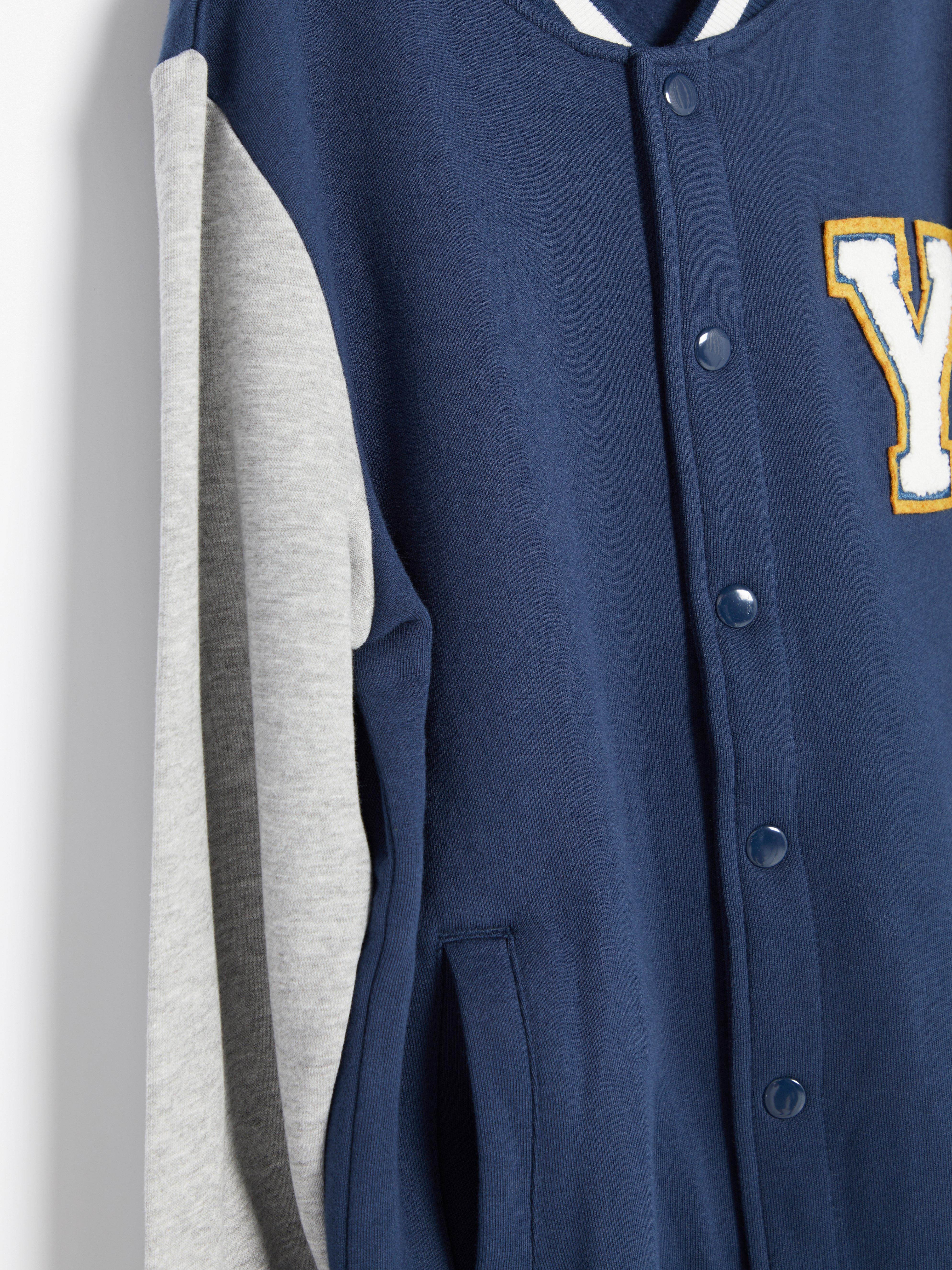 Baseball Jacket - Kids Wear - Grey