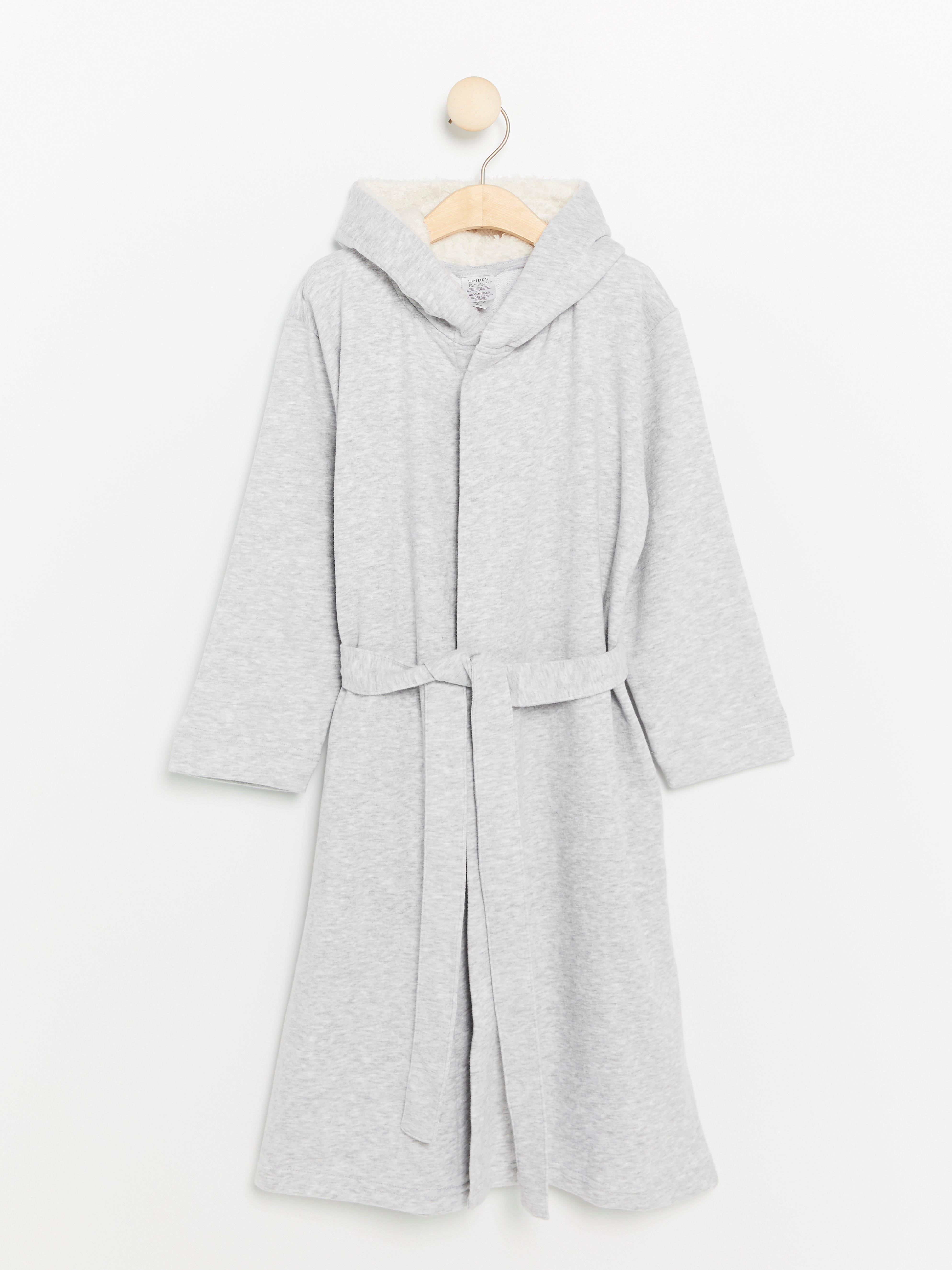 Morgonrock - Barn - Grå