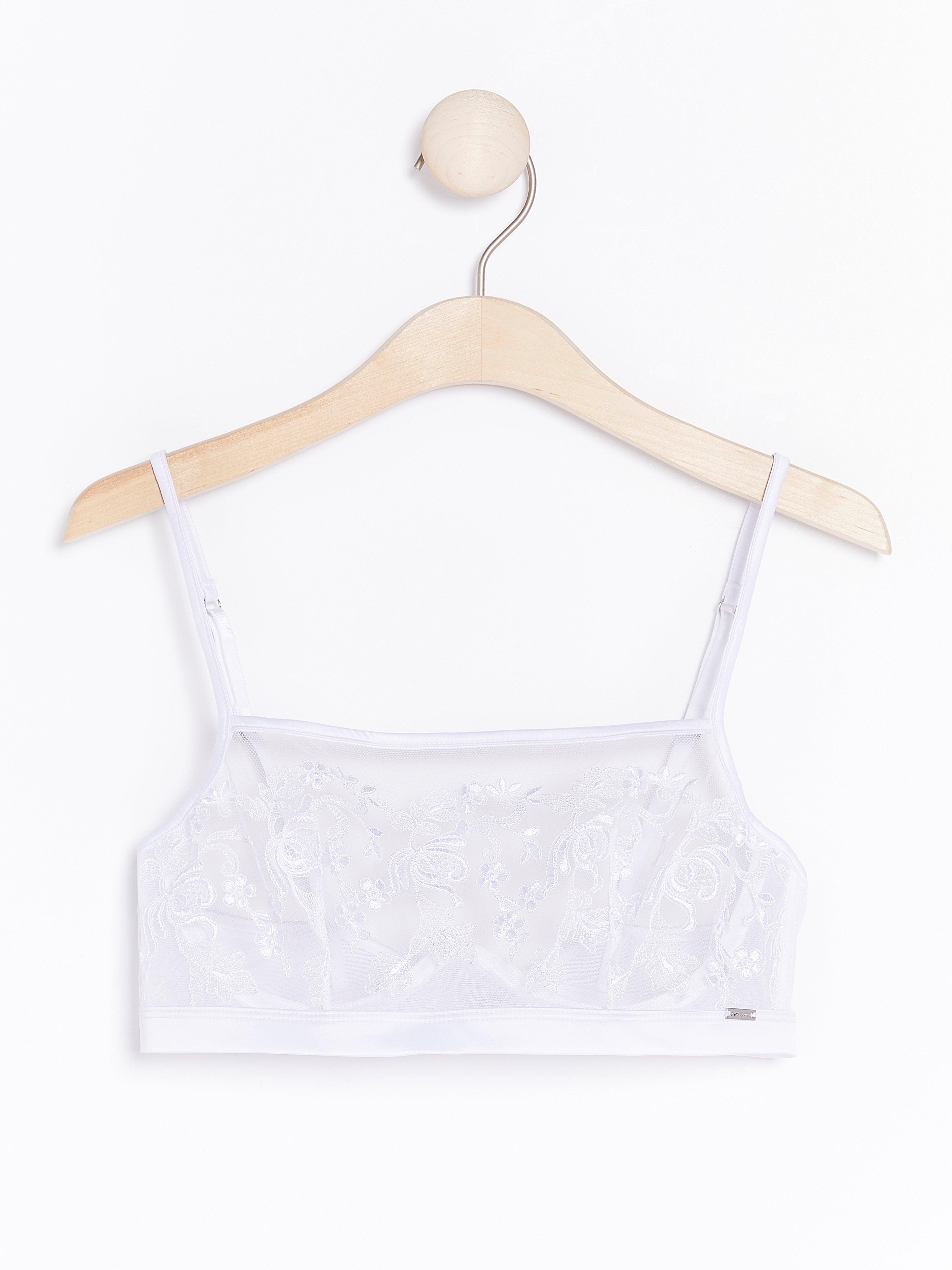 Bandeau Bra - Lingerie - White