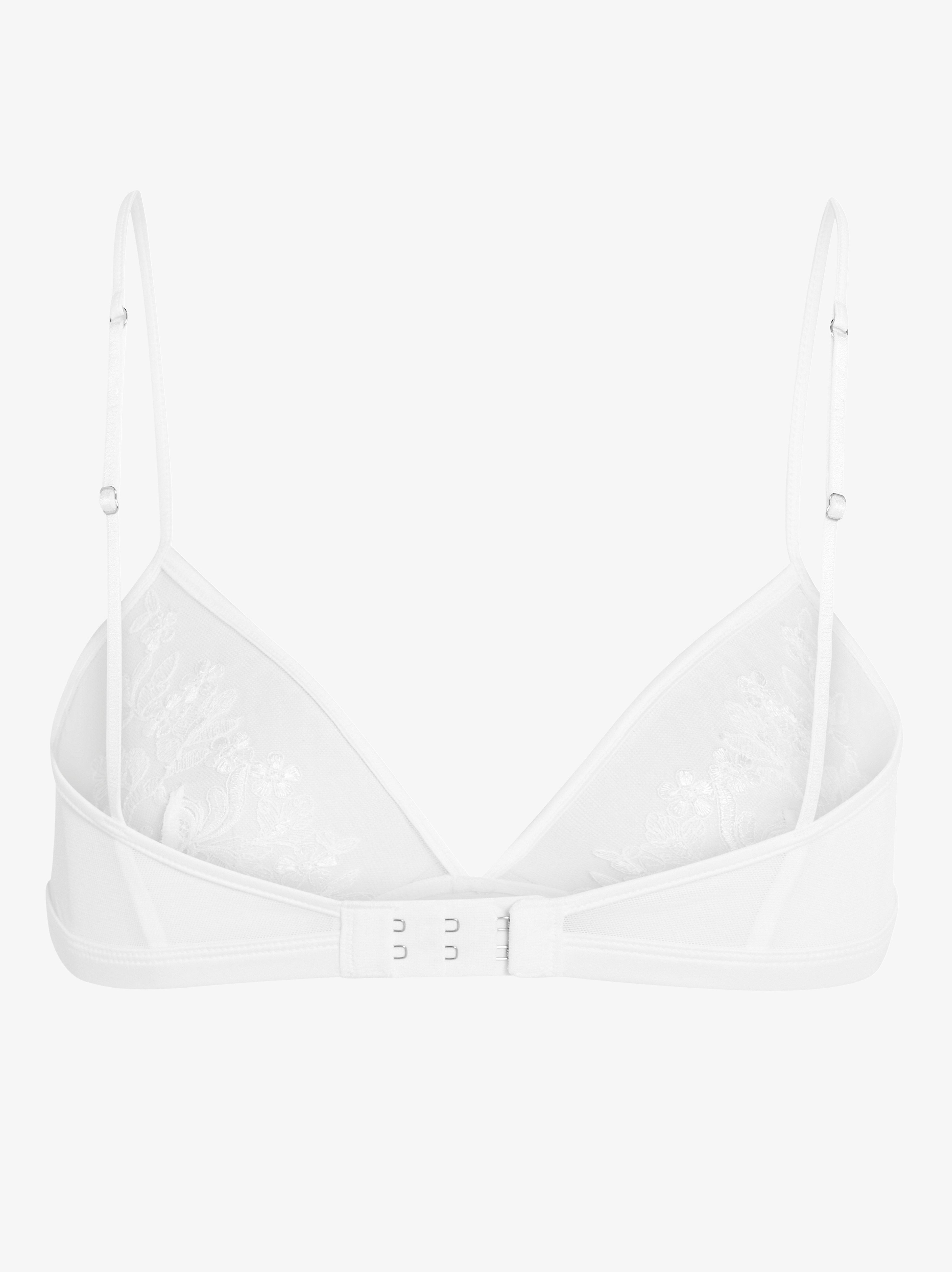 Unpadded Bra - Lingerie - White