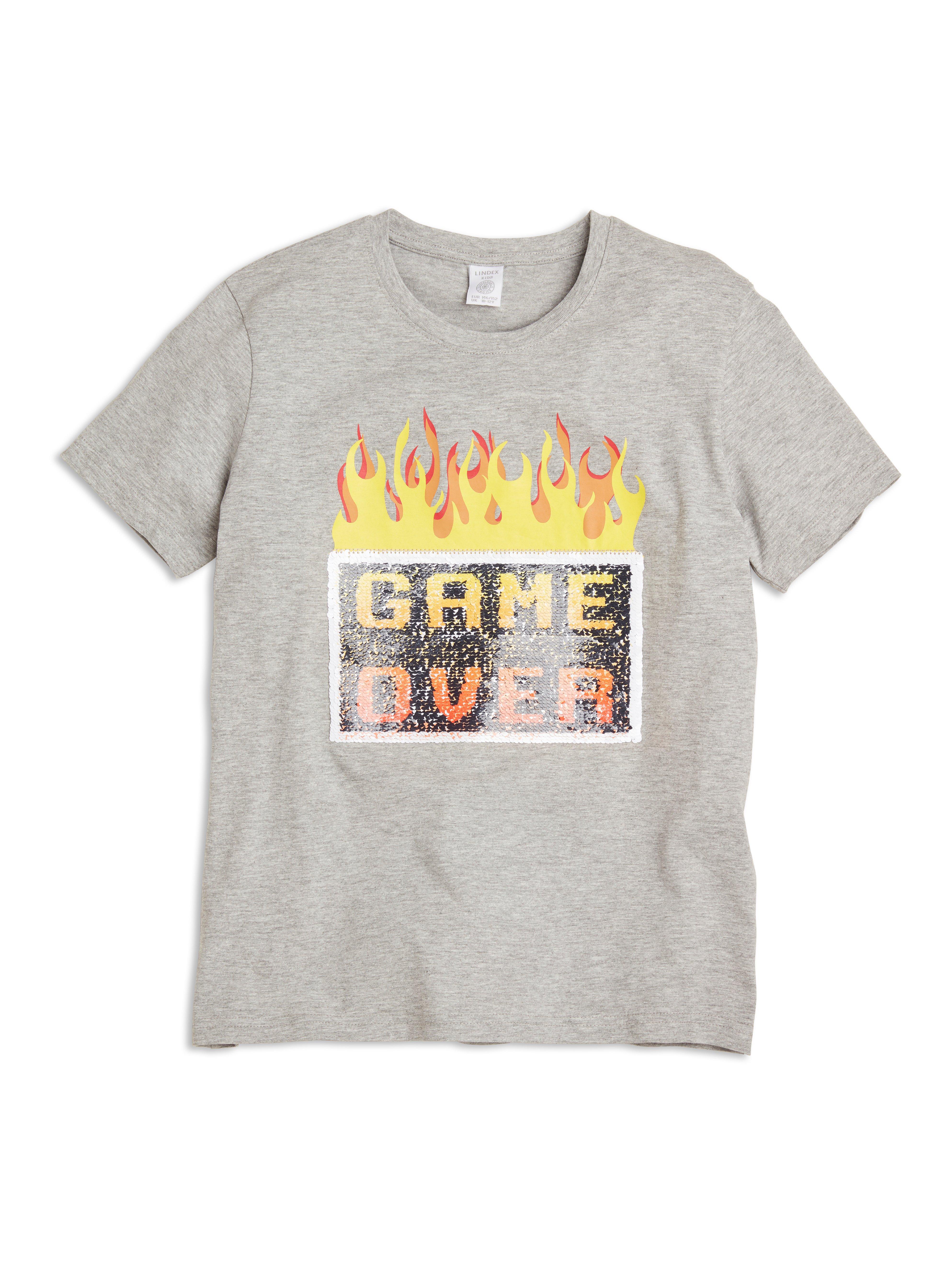 T-shirt - Barn - Grå