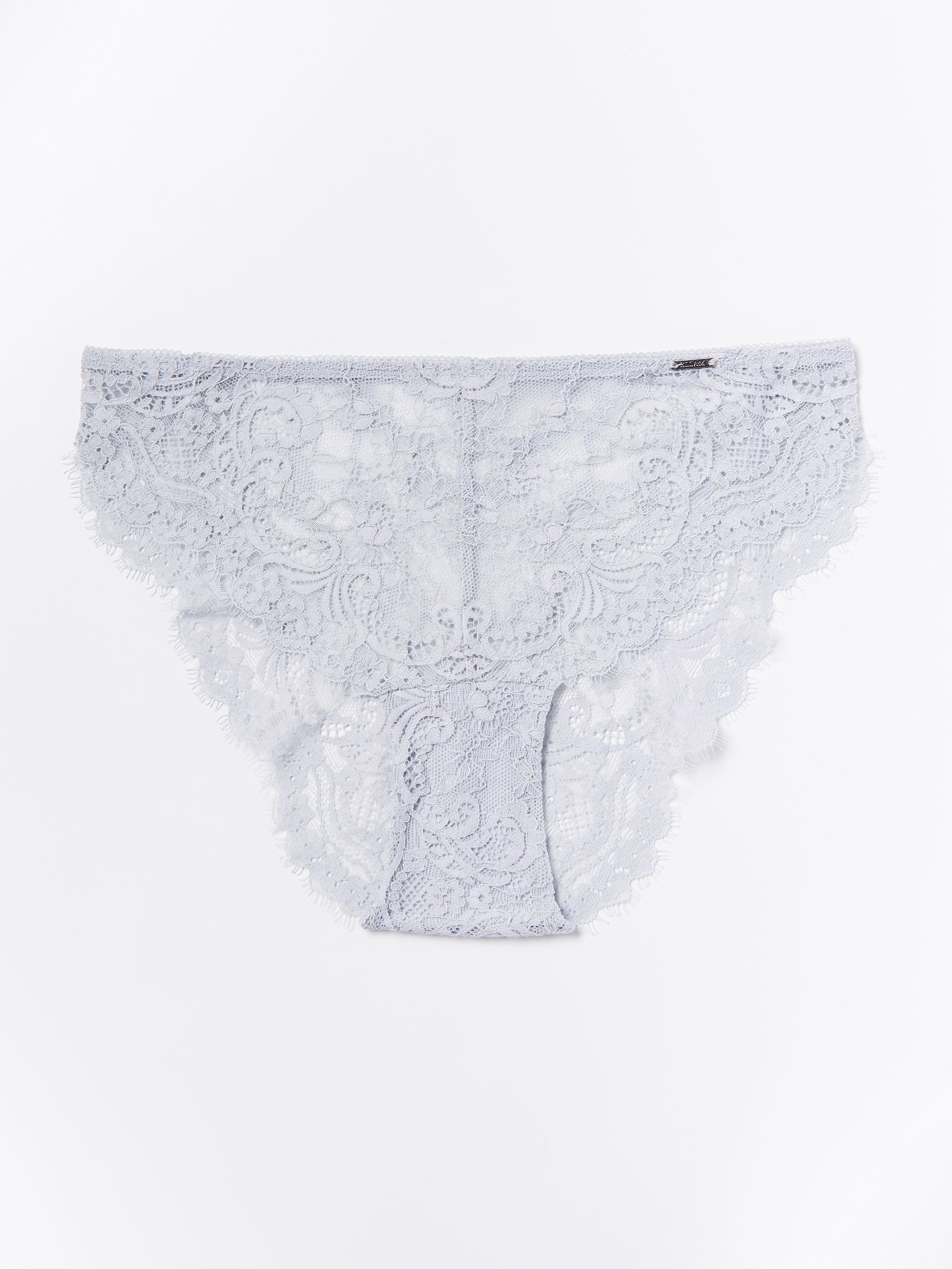 Brazilky s vysokým pasem - Spodní prádlo - Šedá