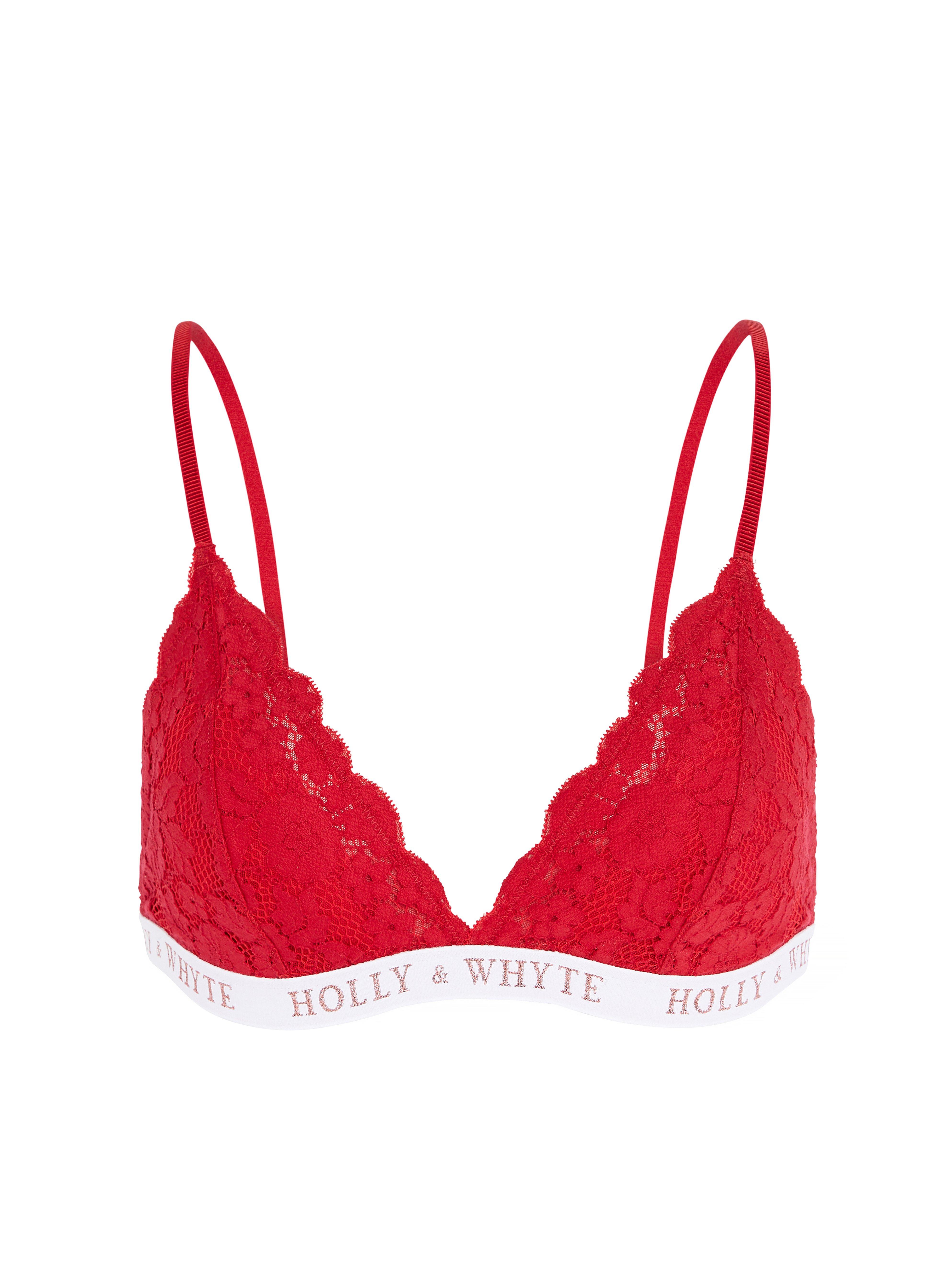 Bralette - Underkläder - Röd