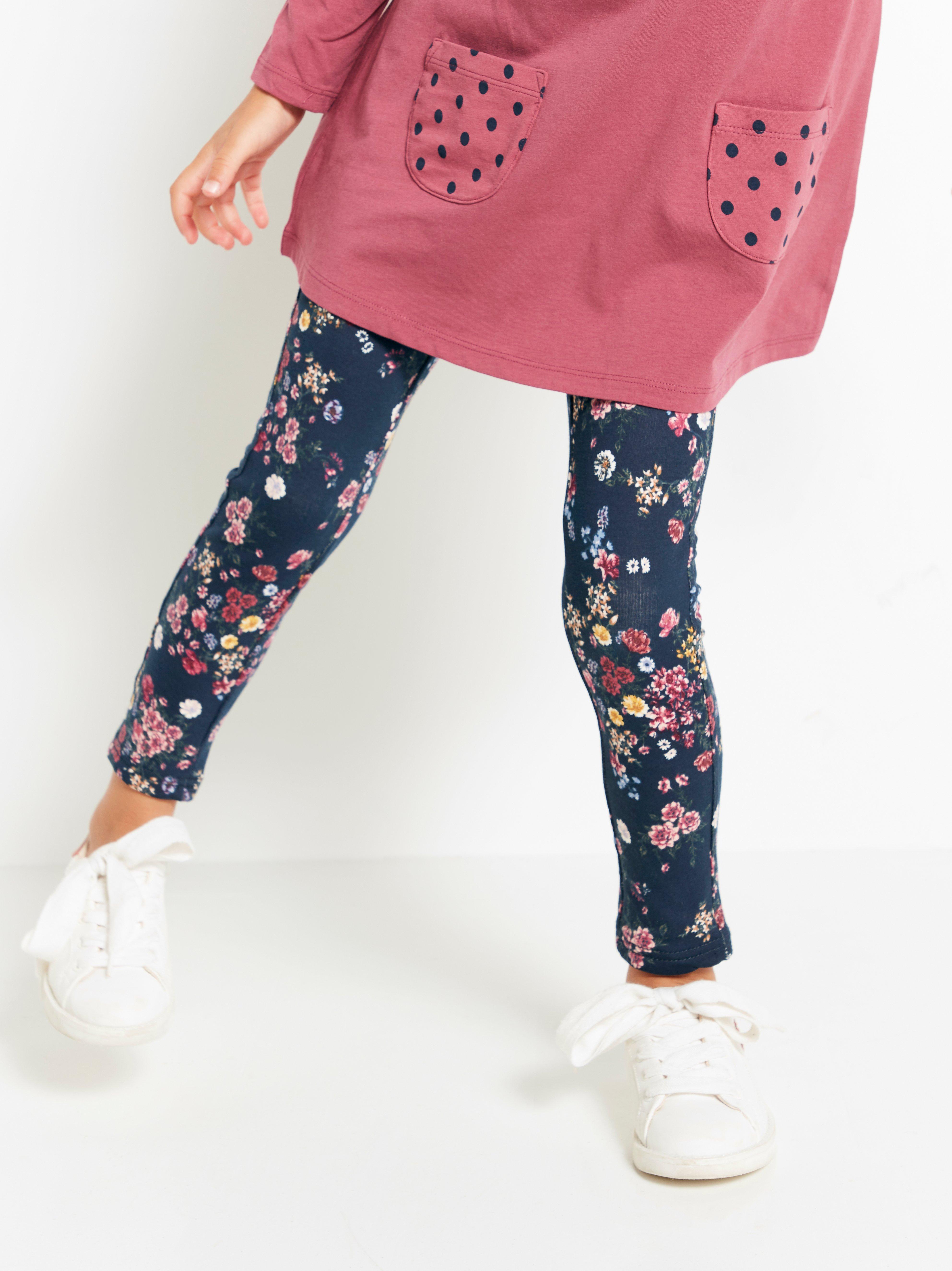 floral jeggings