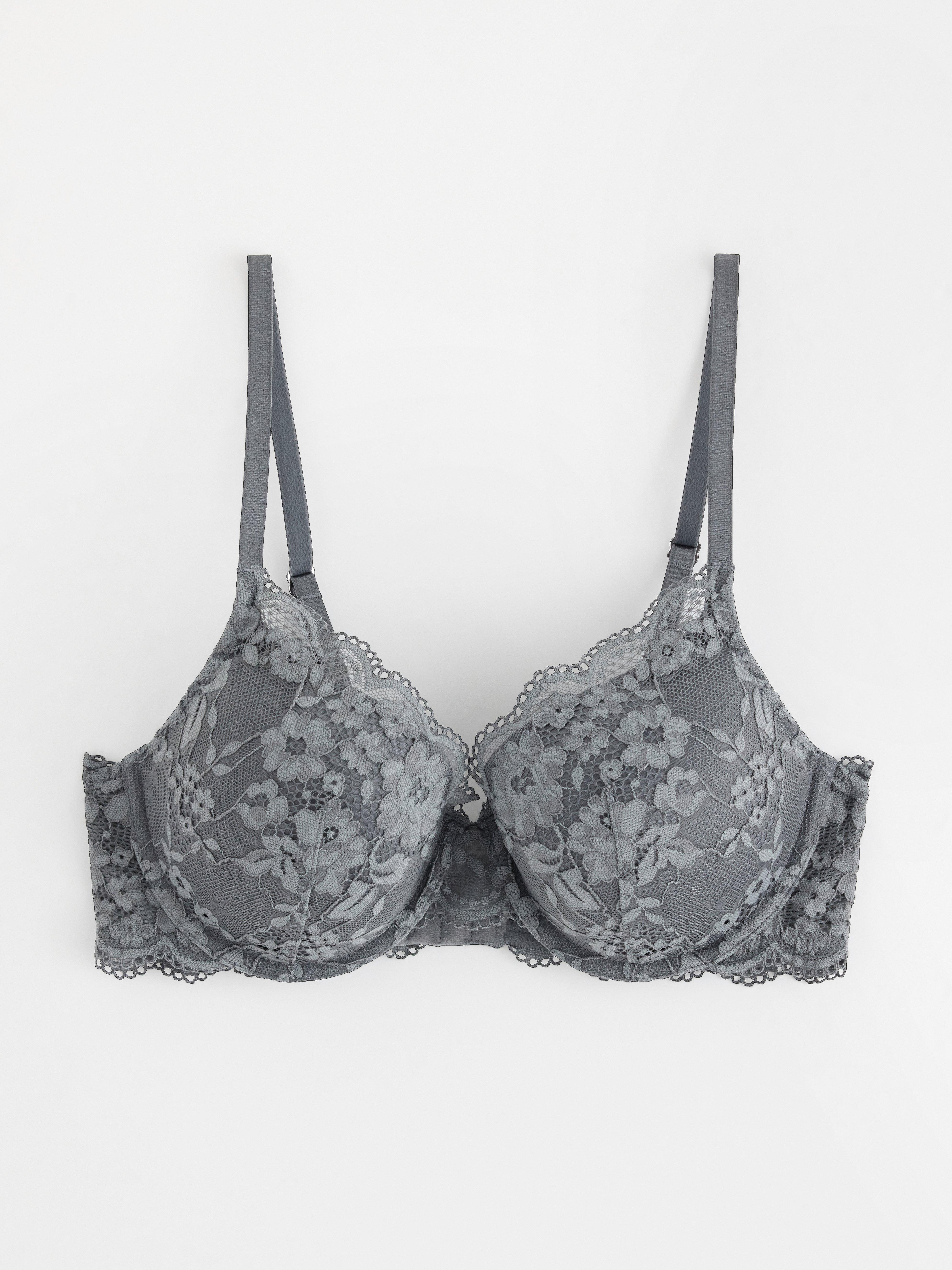 Lilja T-shirt Bra - Lingerie - Grey