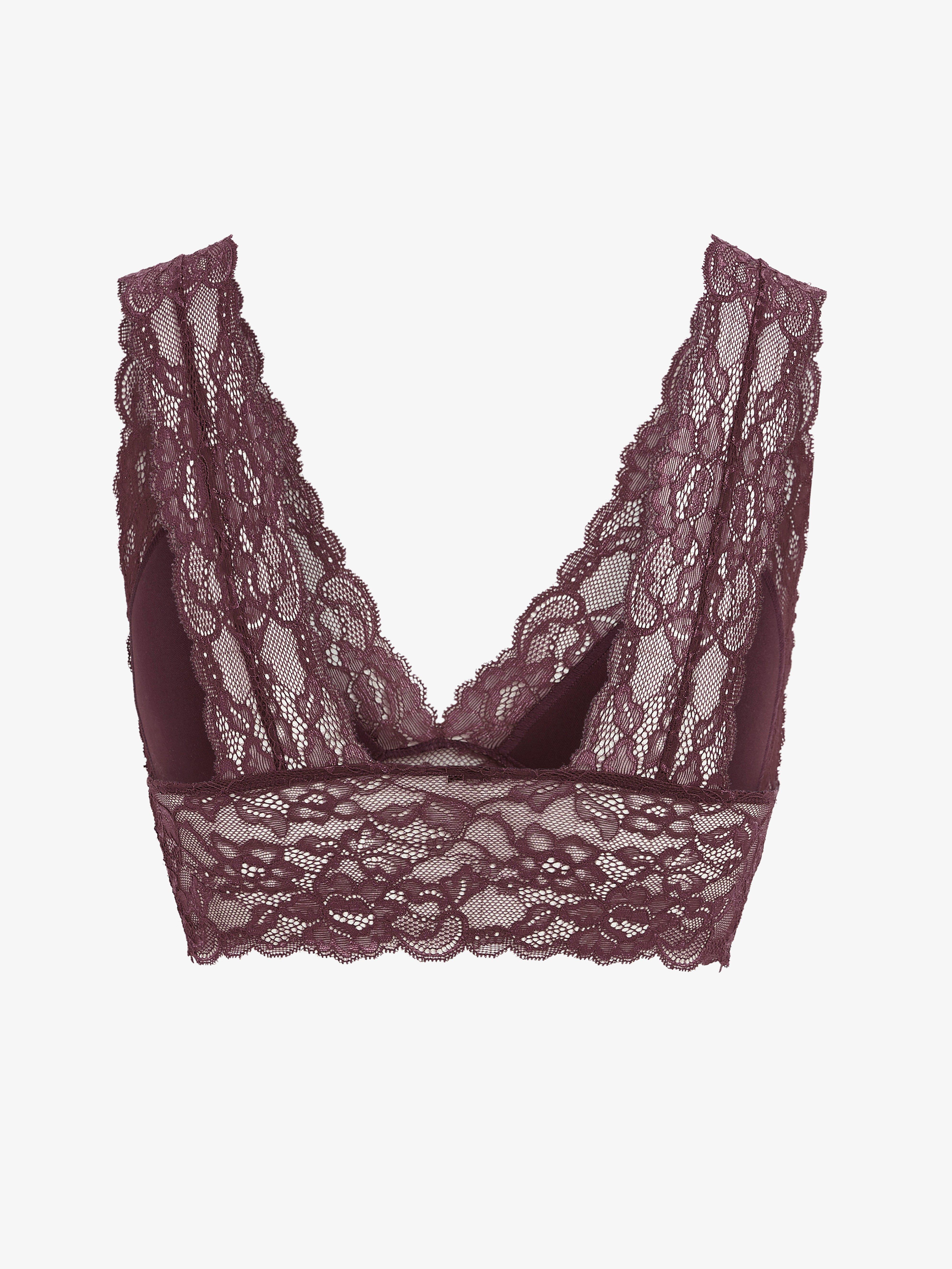 Bralette podprsenka - Spodní prádlo - Červená
