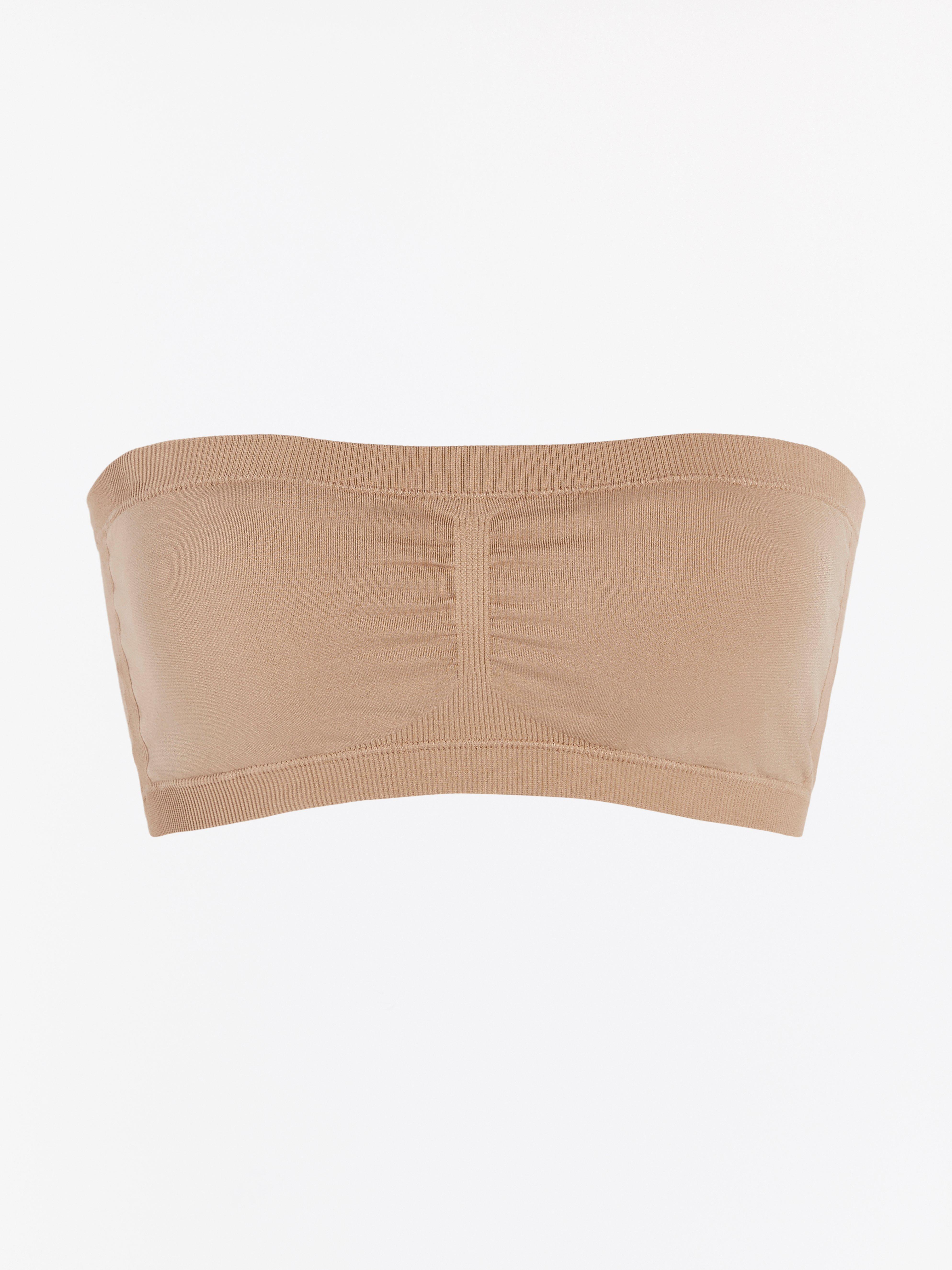 Bandeau-bh - Underkläder - Beige
