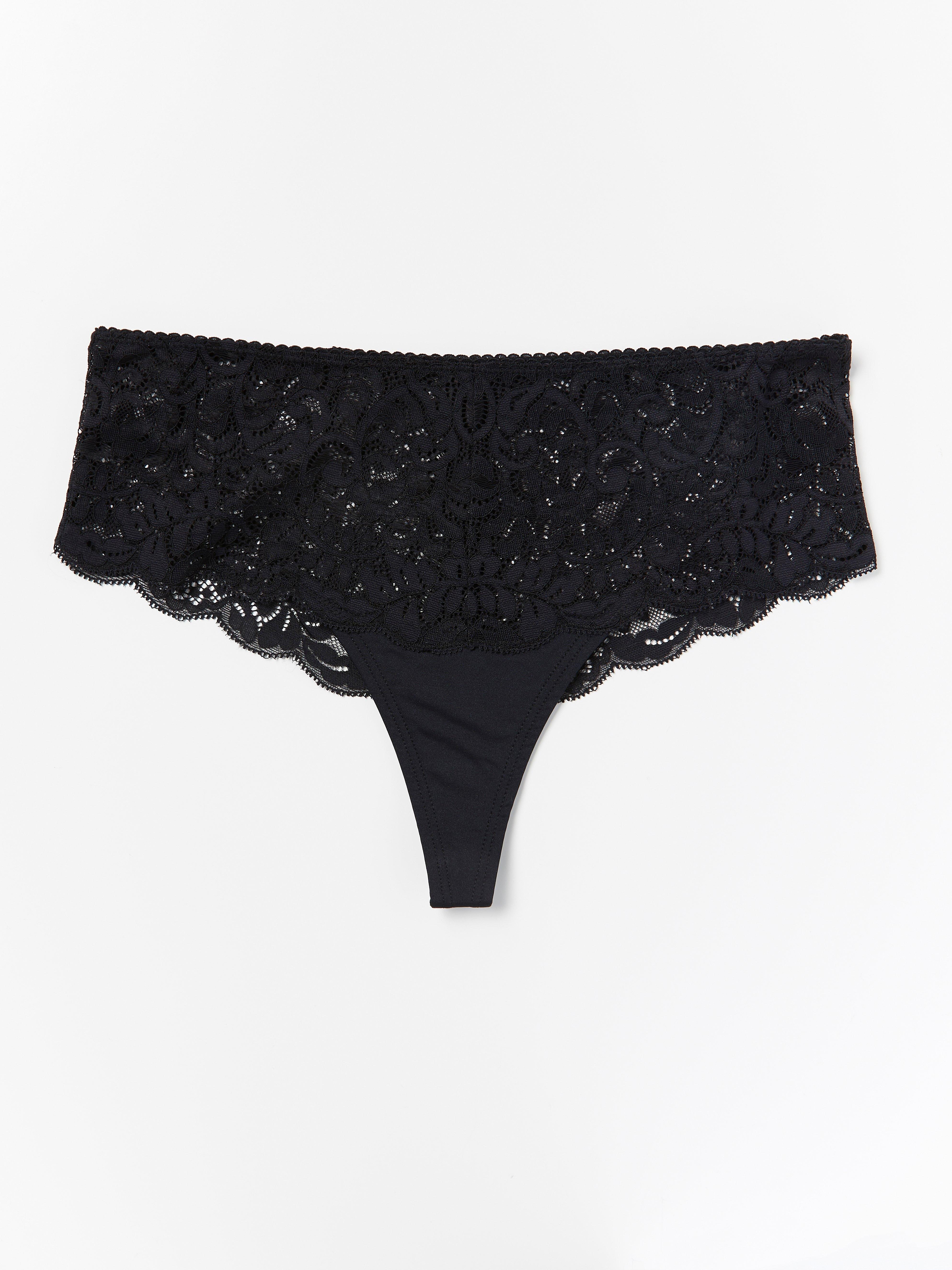 Thong Midi - Lingerie - Black