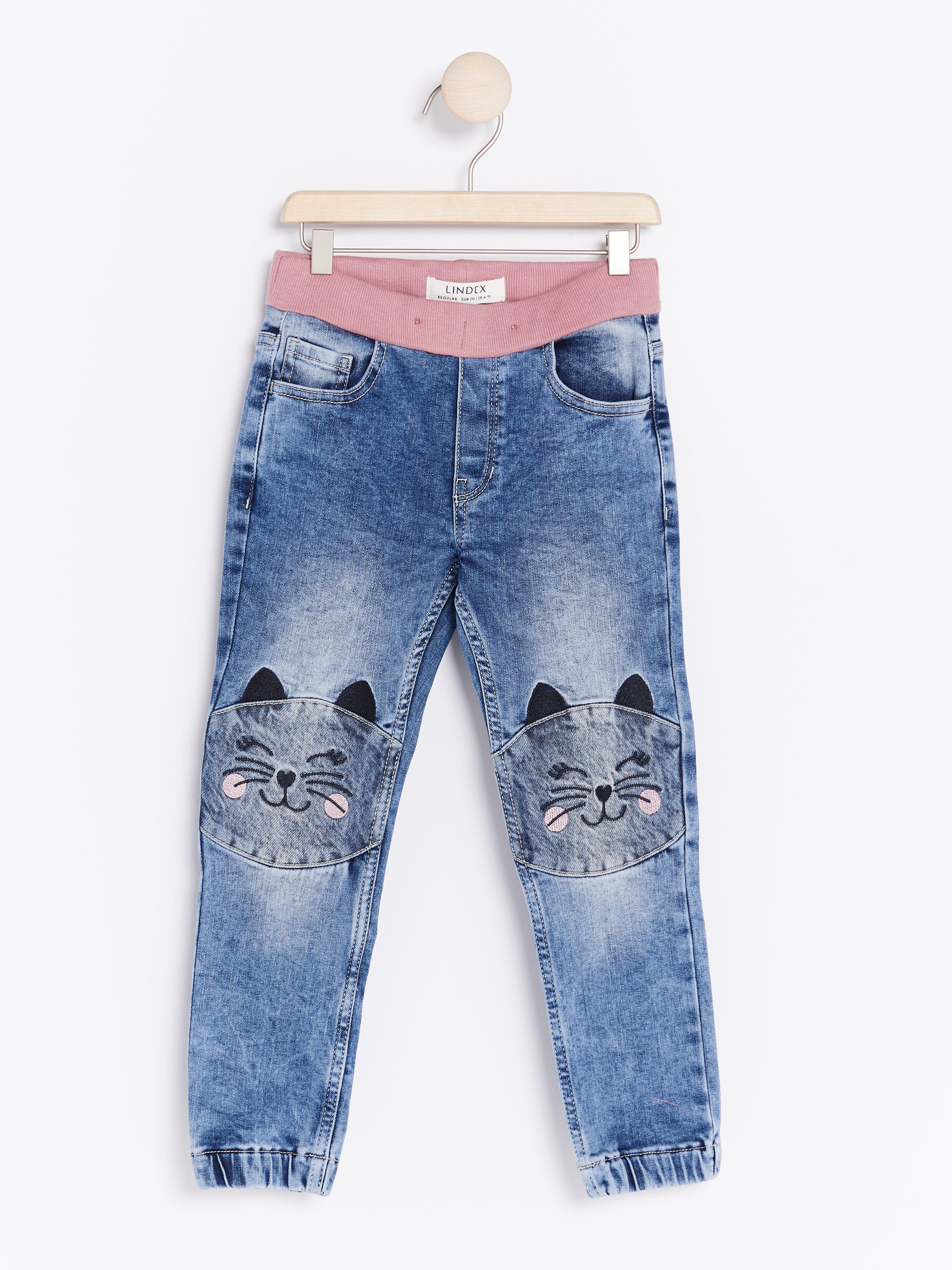 jeans with reinforced knees