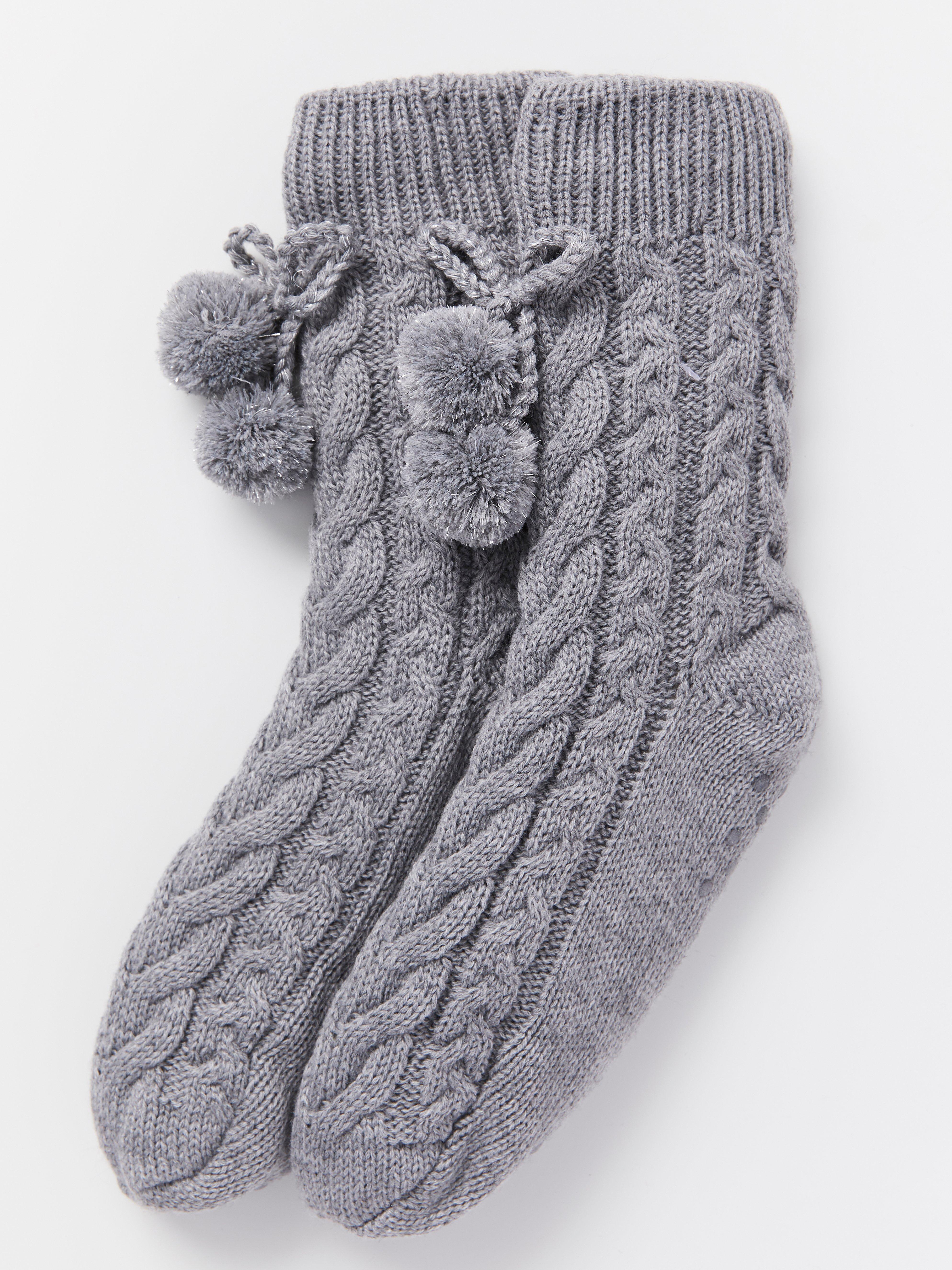 knitted moccasins