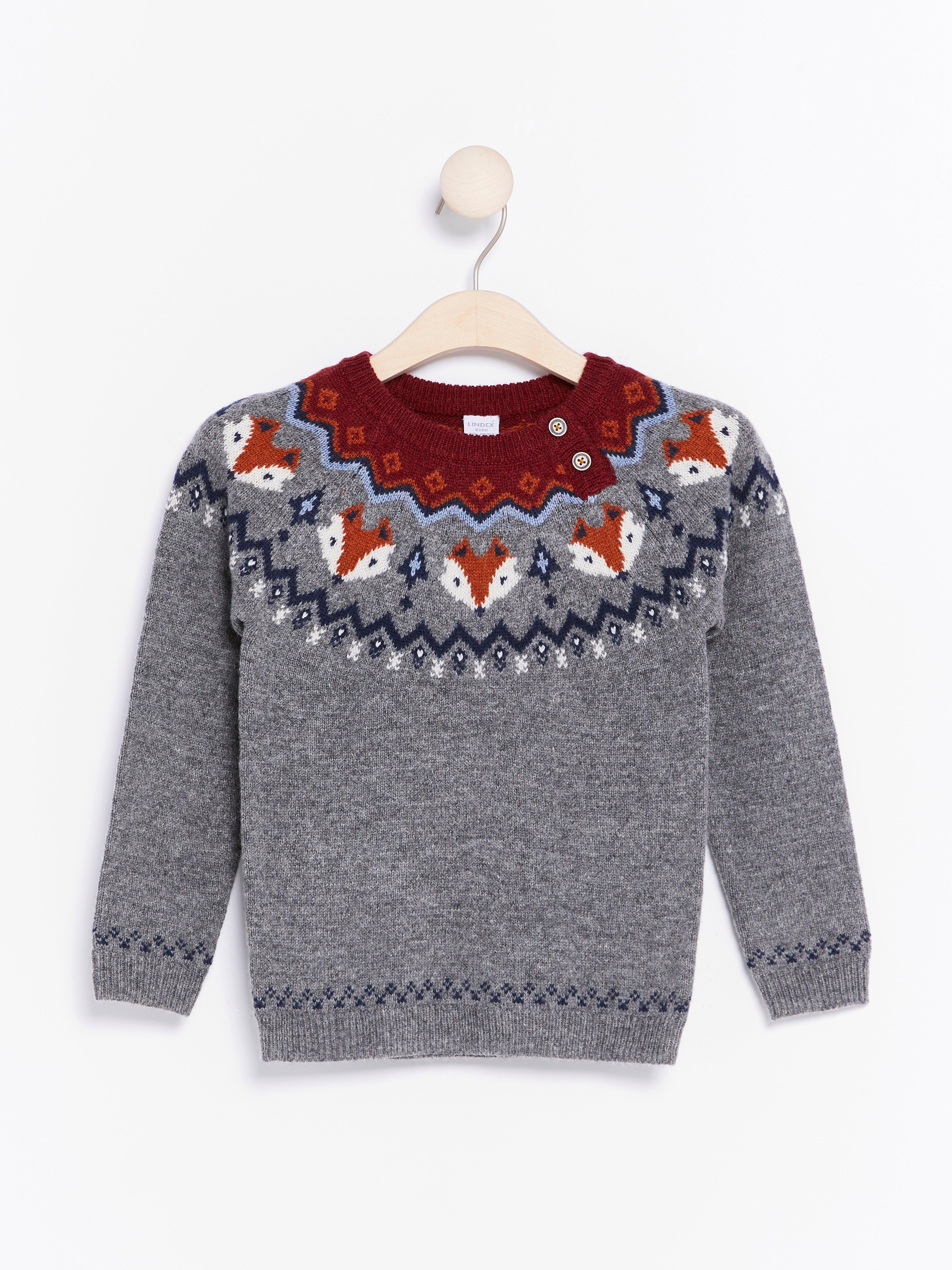 Tröja - Barn - Grå