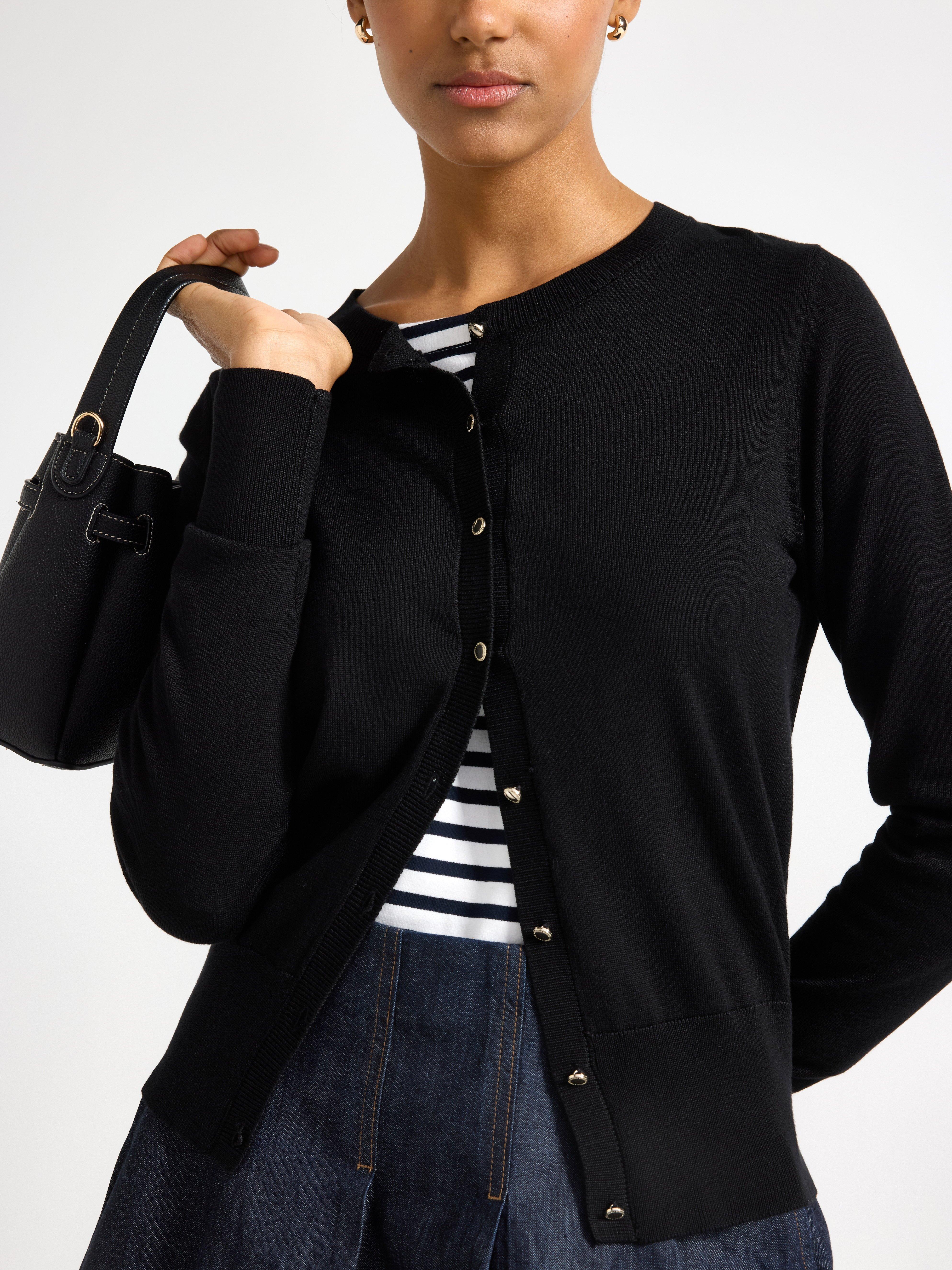 Cardigan - Womens Wear - Black