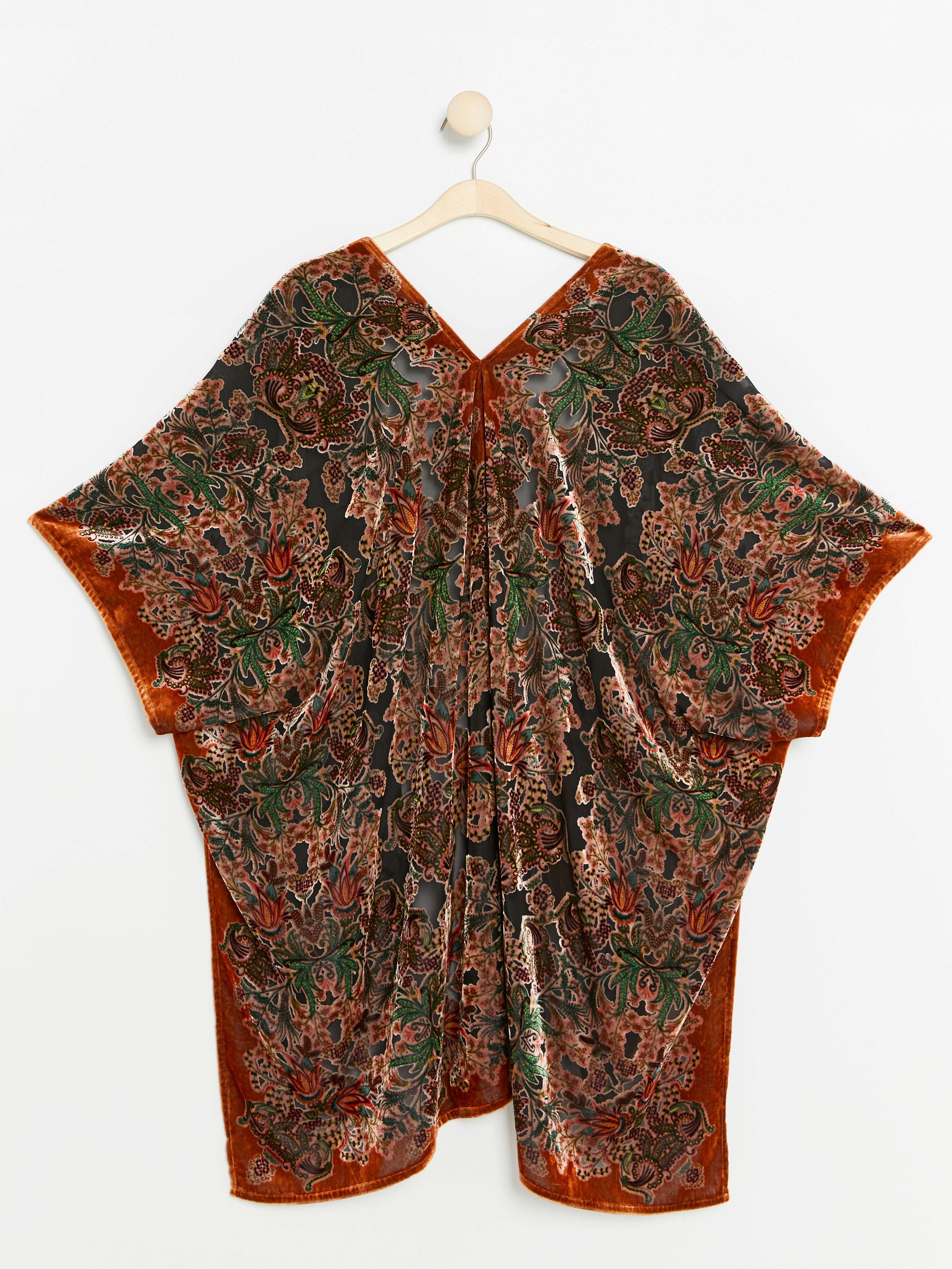 Kimono - Naiset - Ruskea