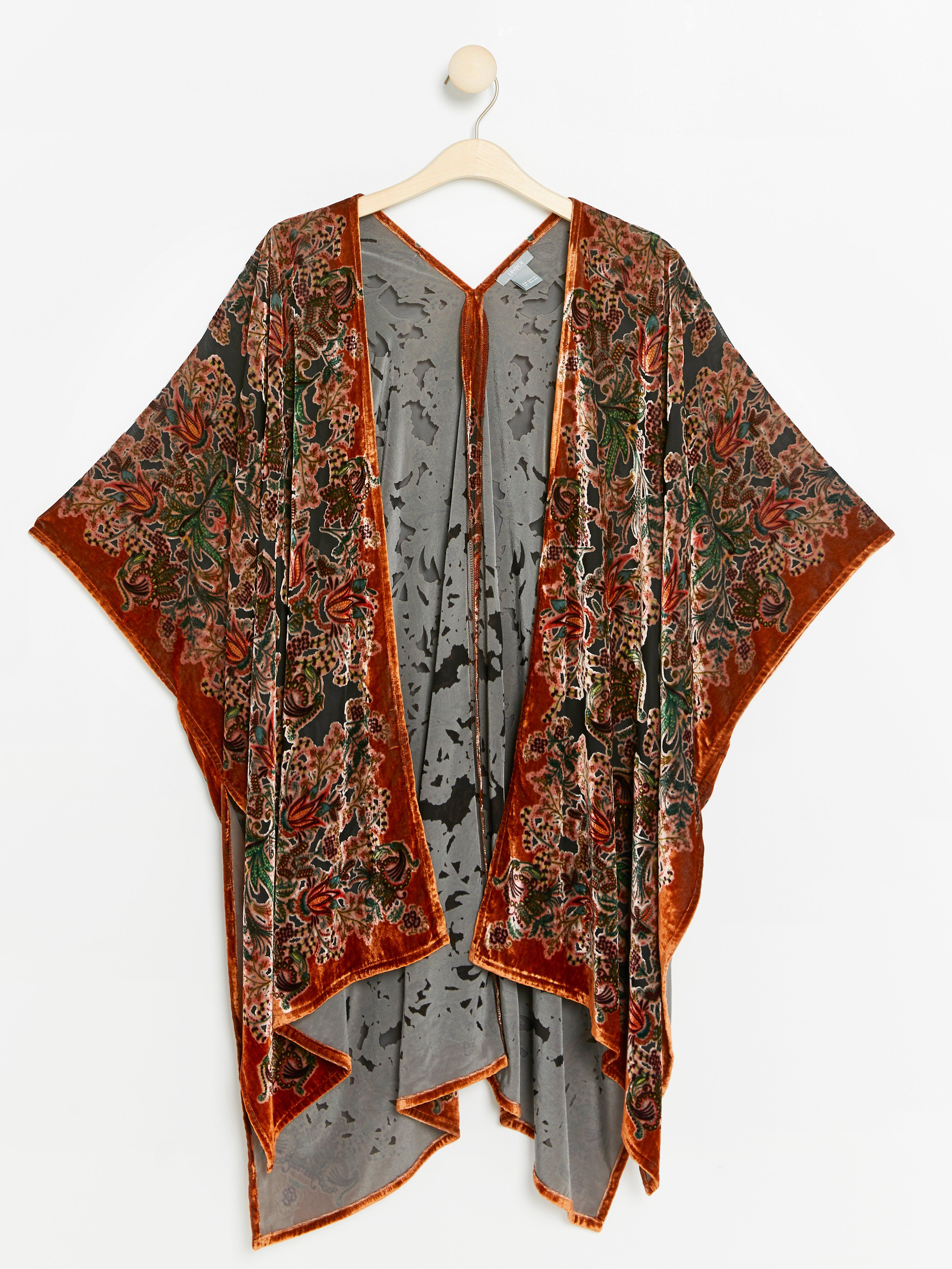 Kimono - Naiset - Ruskea