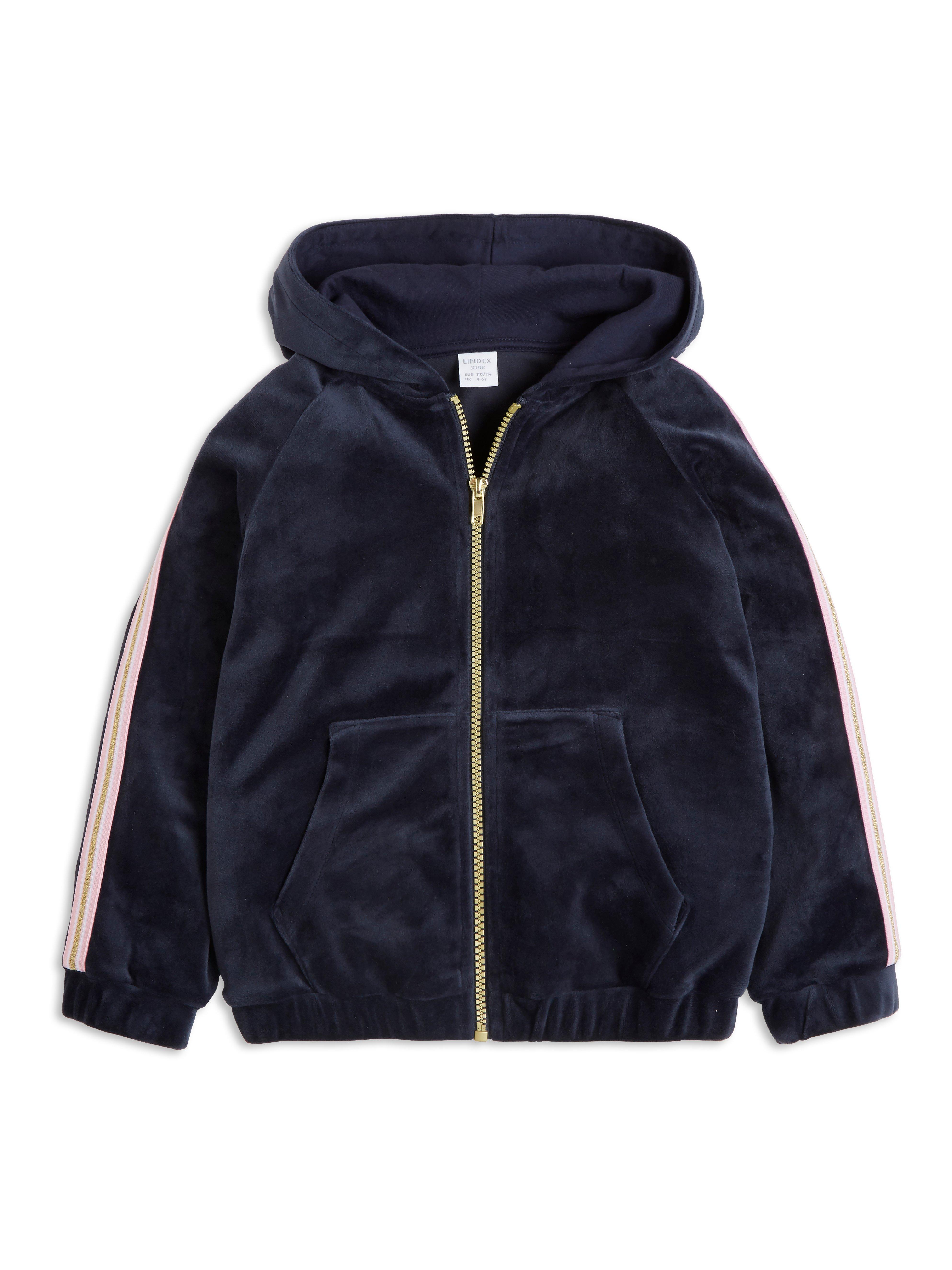 Jacka med luva - Barn - Blå