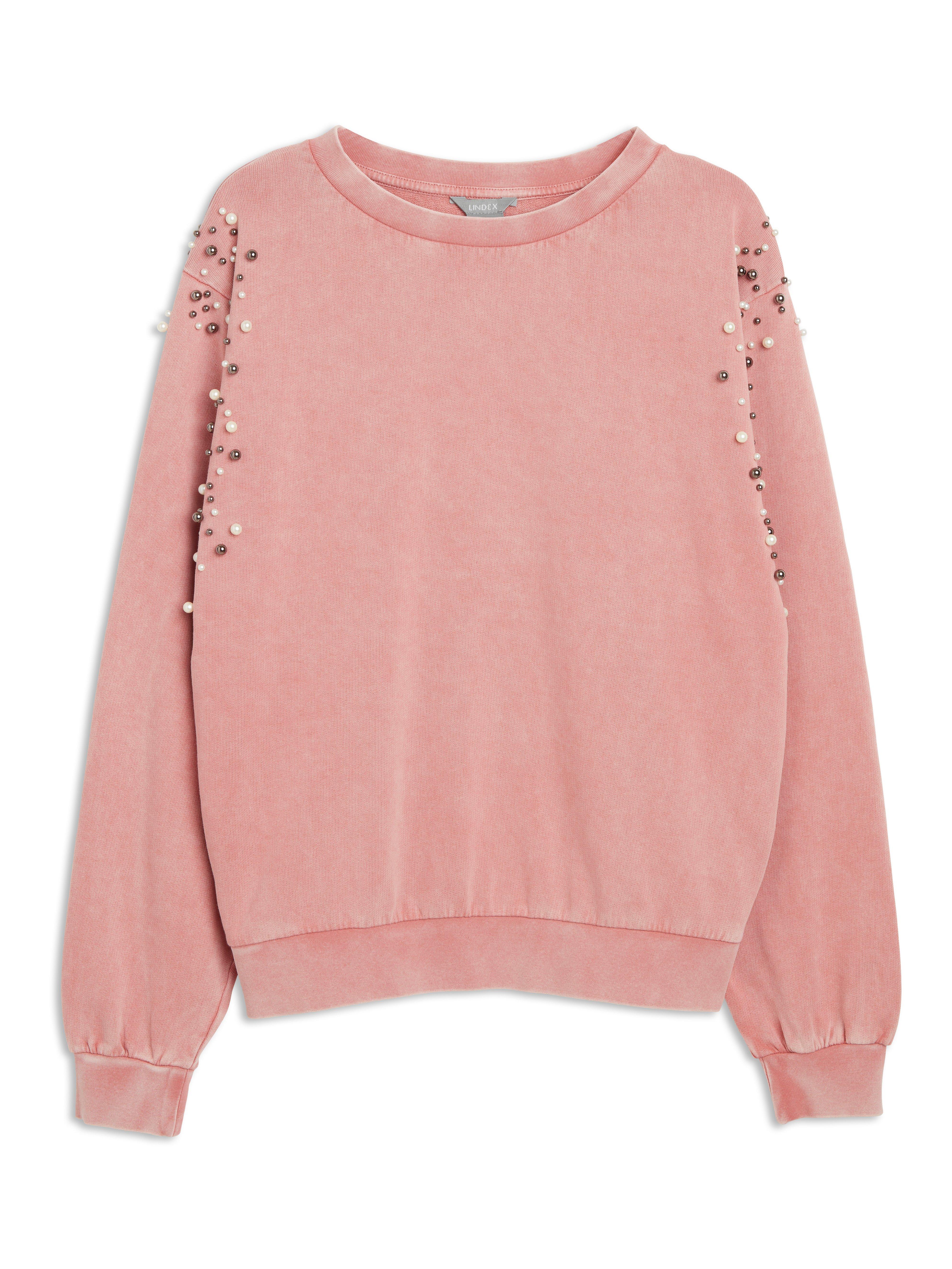 sweatshirt with pearls