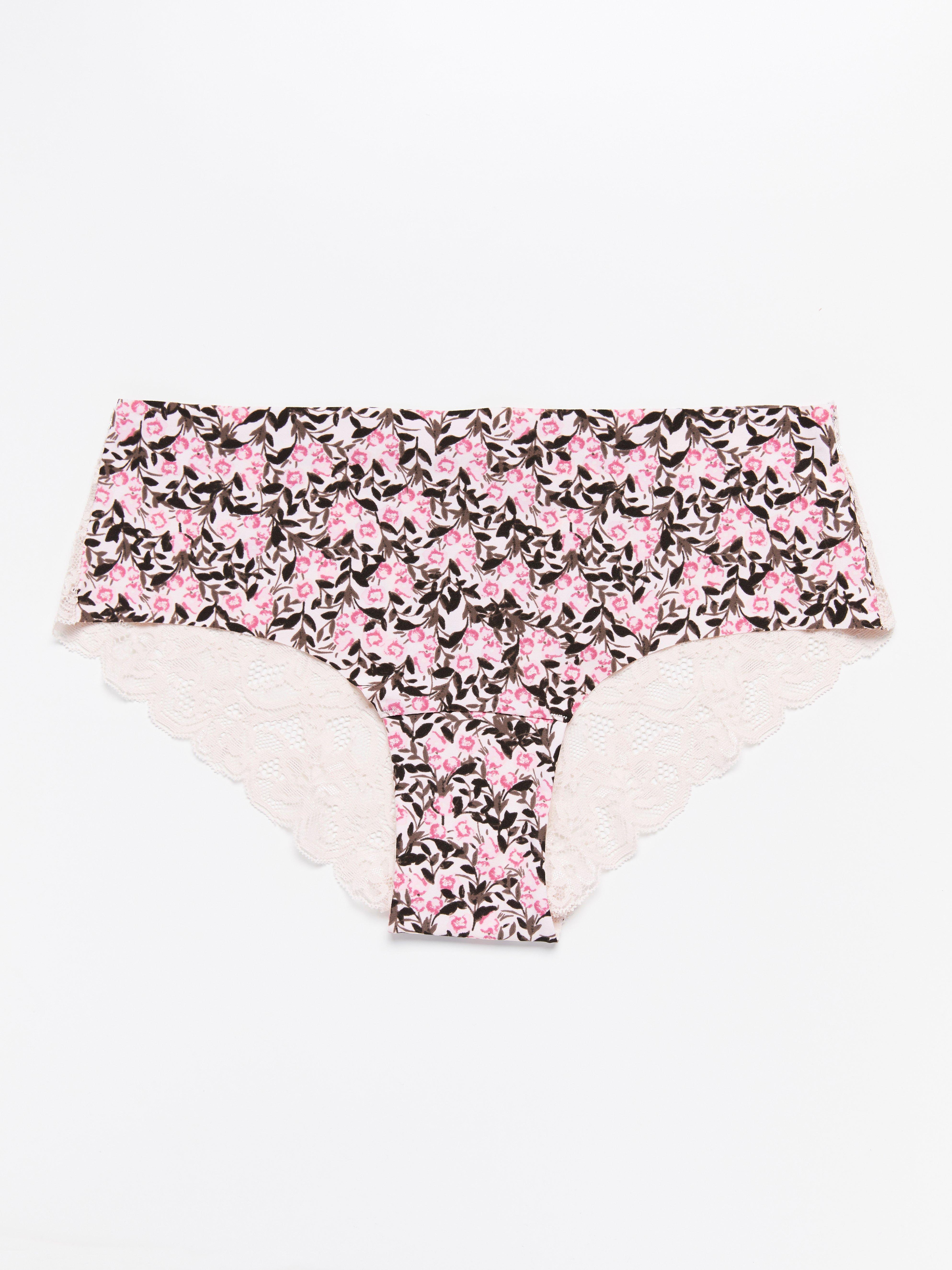 Brazilky s nízkým pasem - Spodní prádlo - Růžová