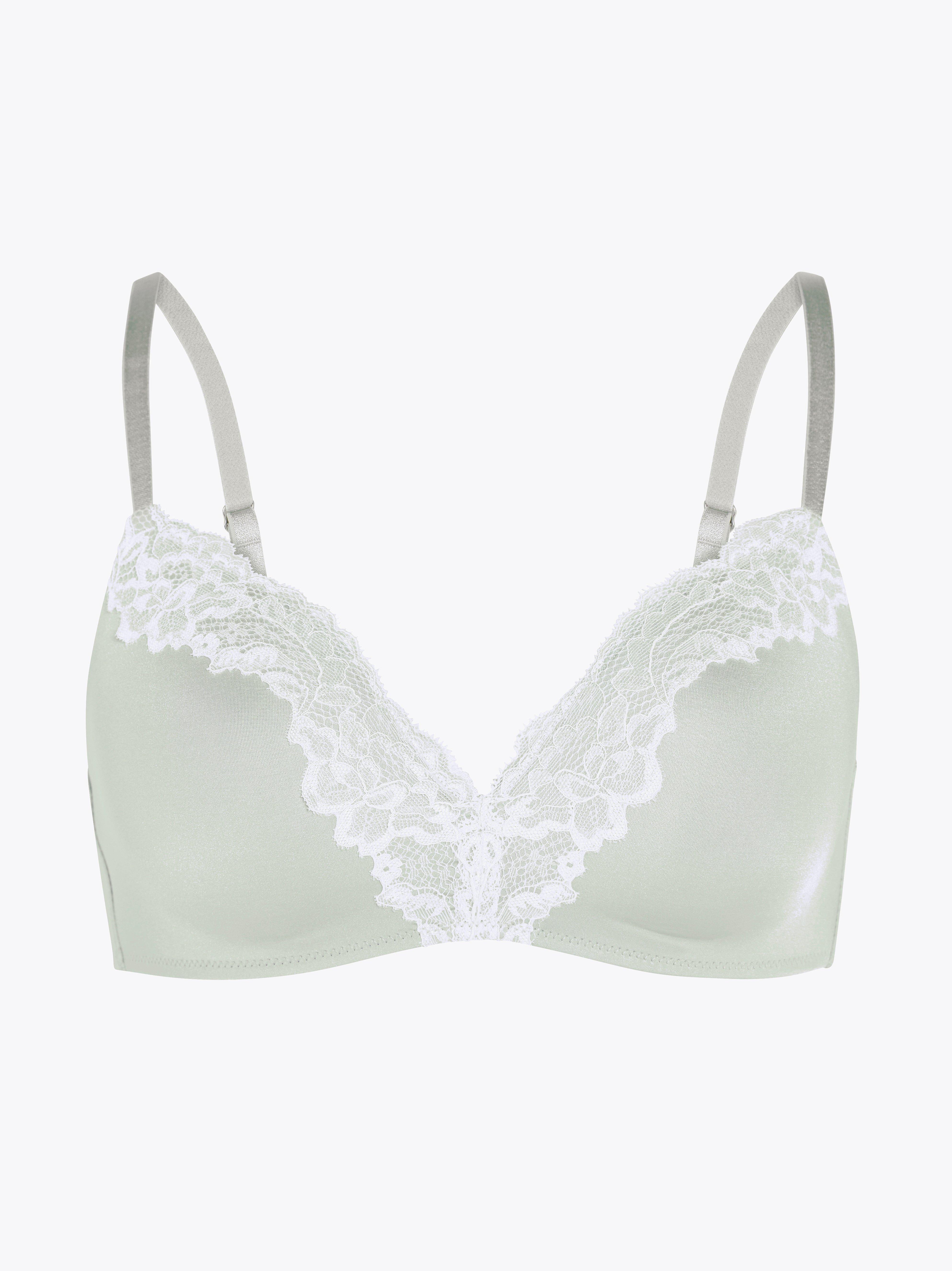 Flora Wirefree Bra - Lingerie - Green