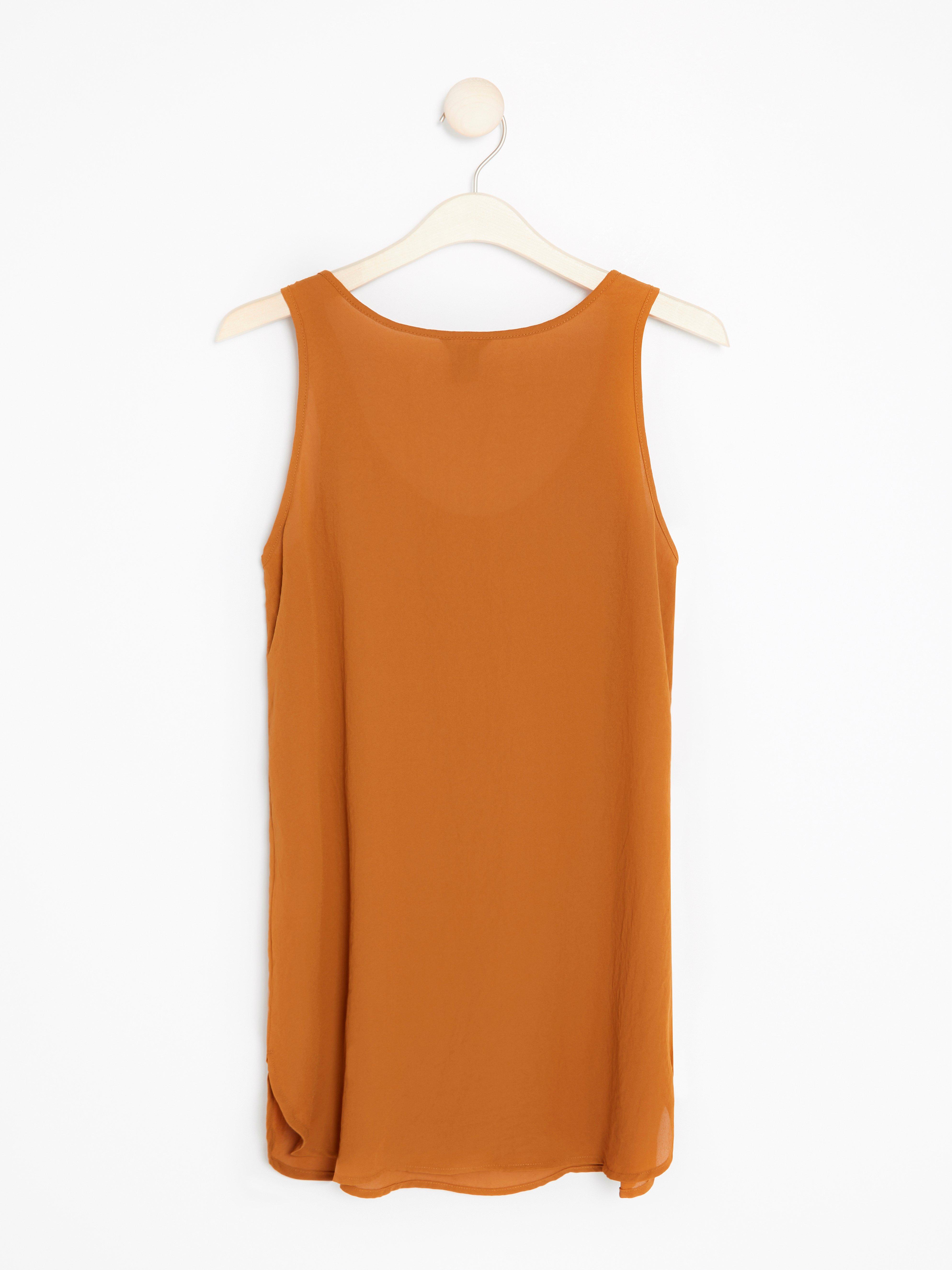 Bluse - Dame - Brun