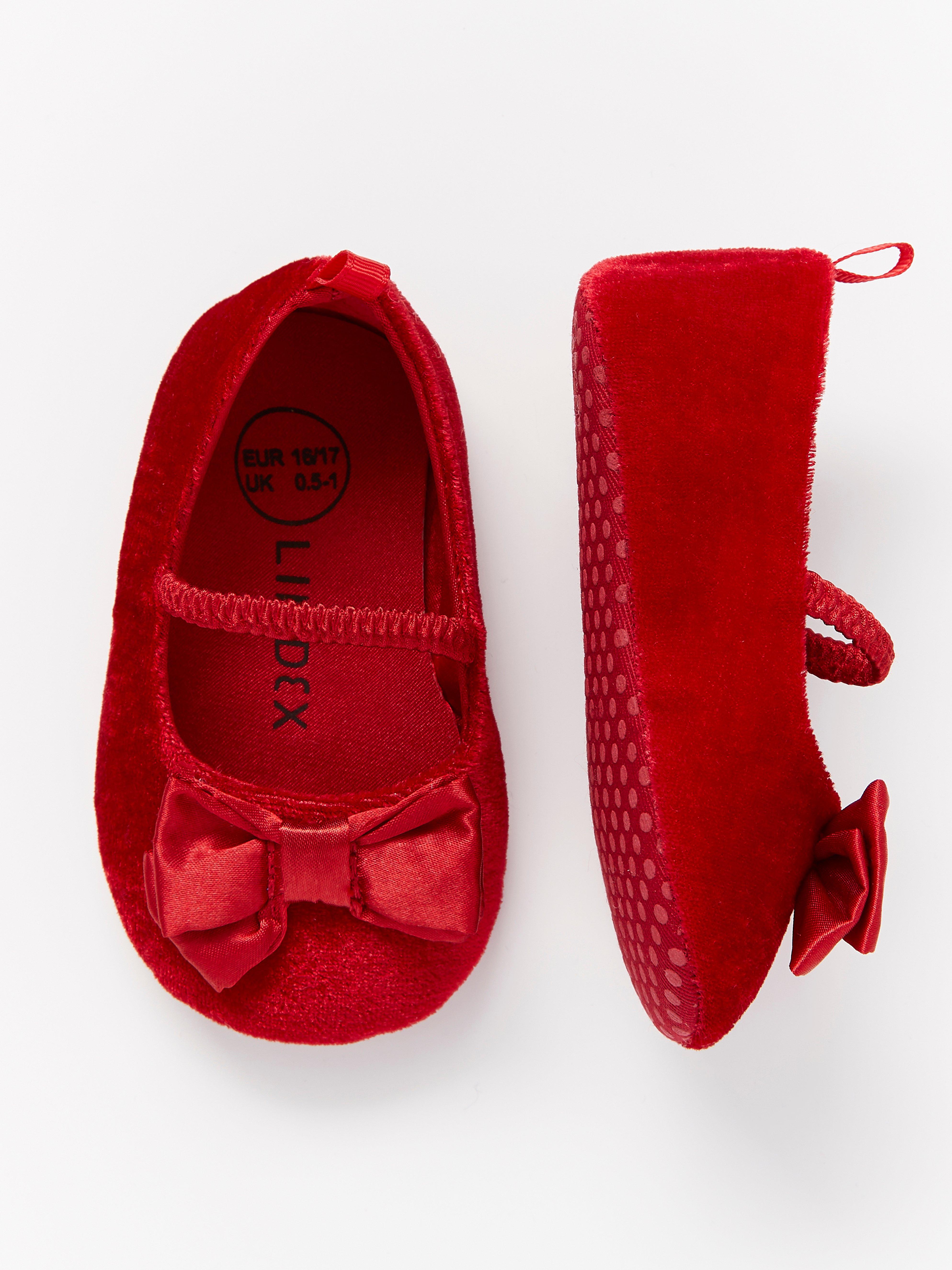 velvet baby shoes