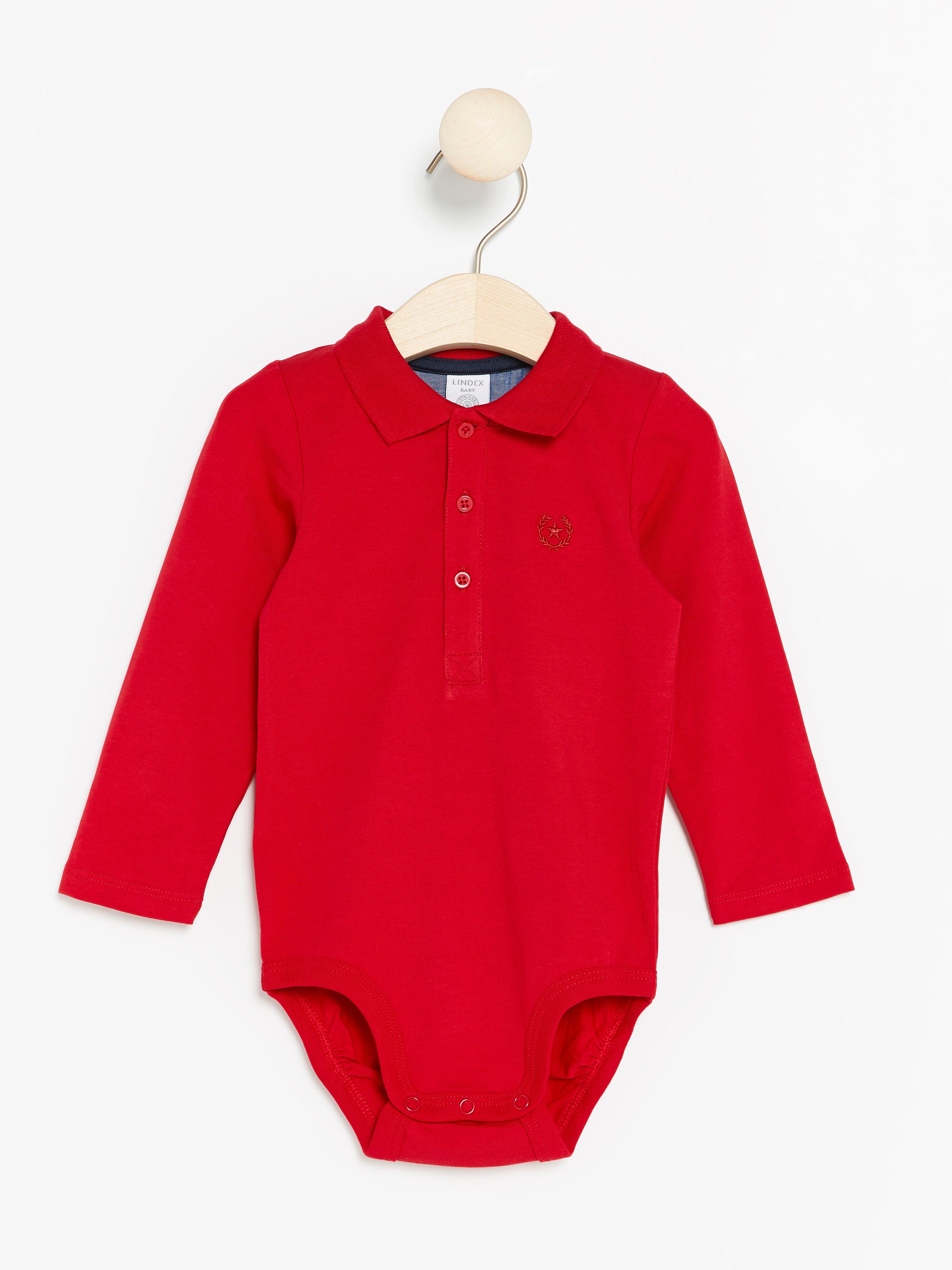 baby polo shirt bodysuit