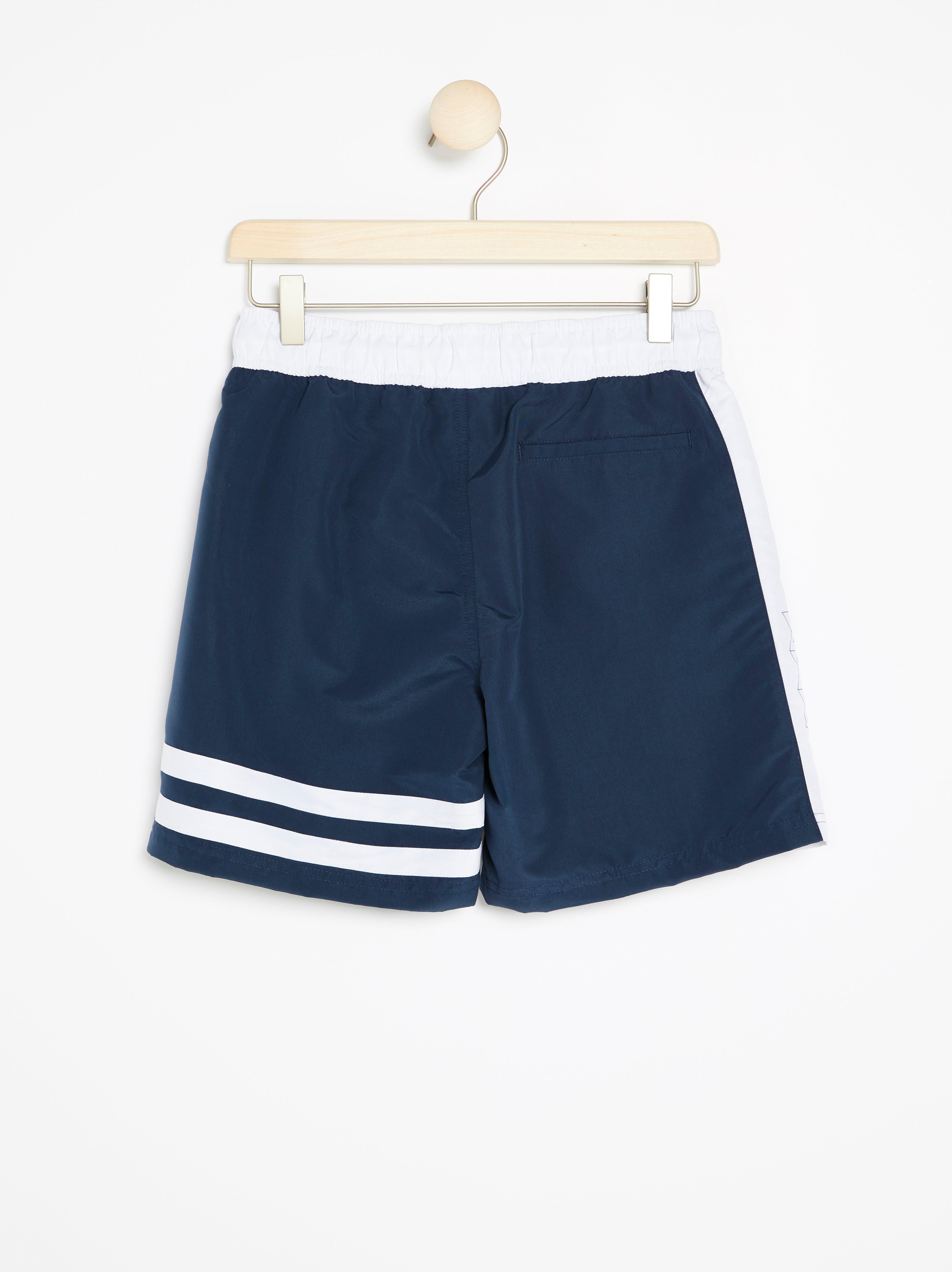 Badeshorts - Barn - Blå