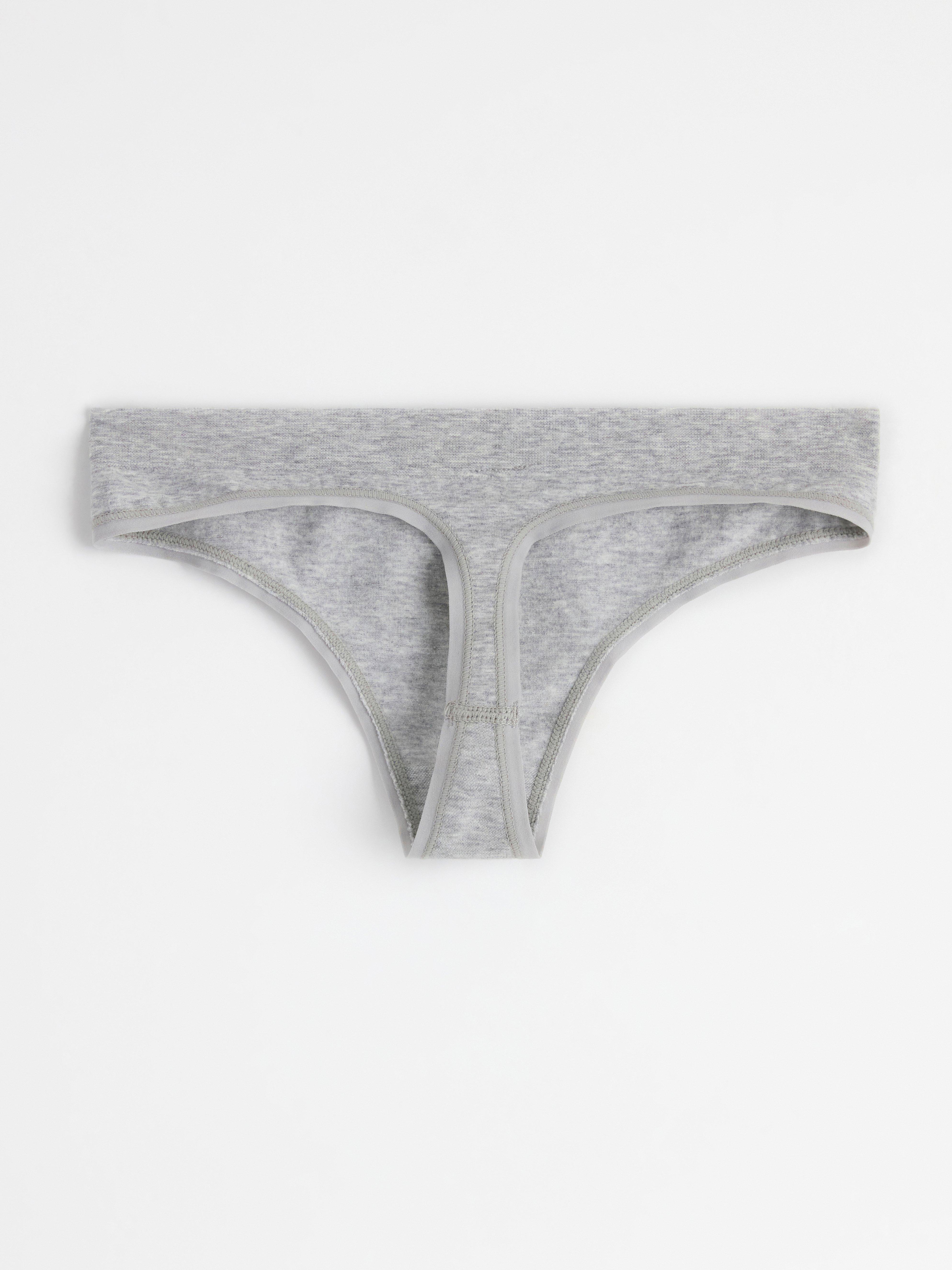Thong Regular - Lingerie - Grey