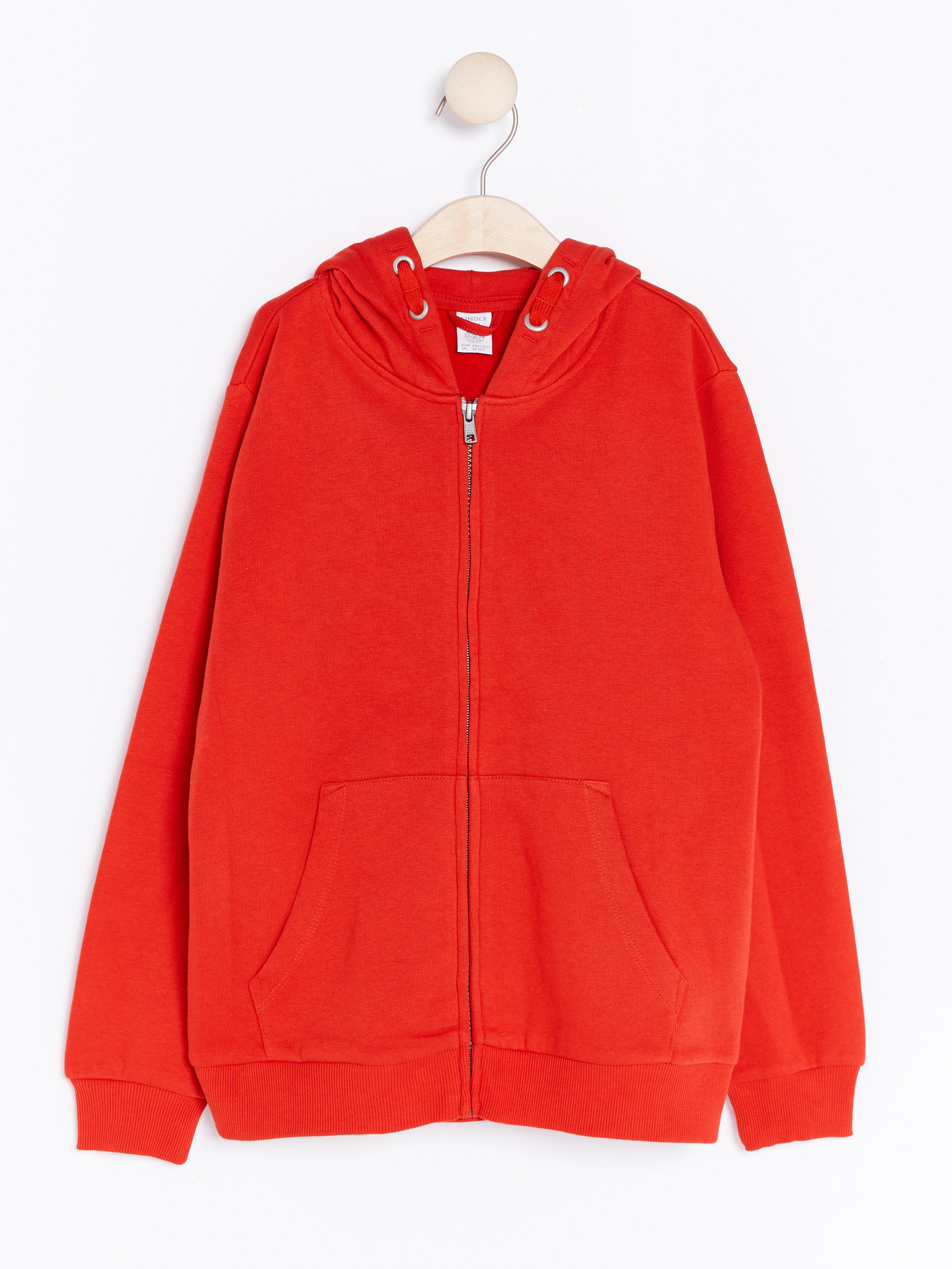 Huvtröja - Barn - Röd