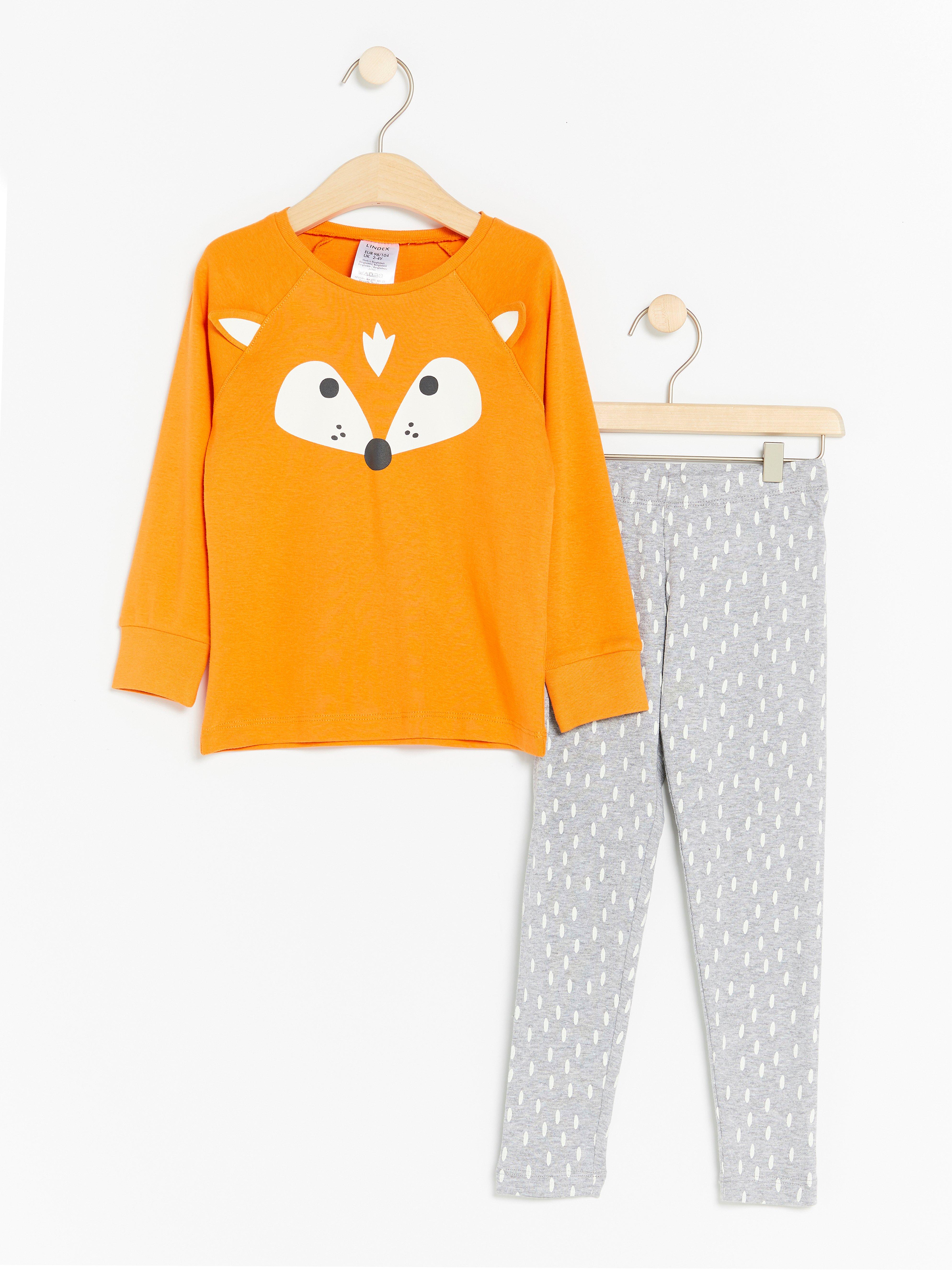 Pyjama Set - Kids Wear - Orange