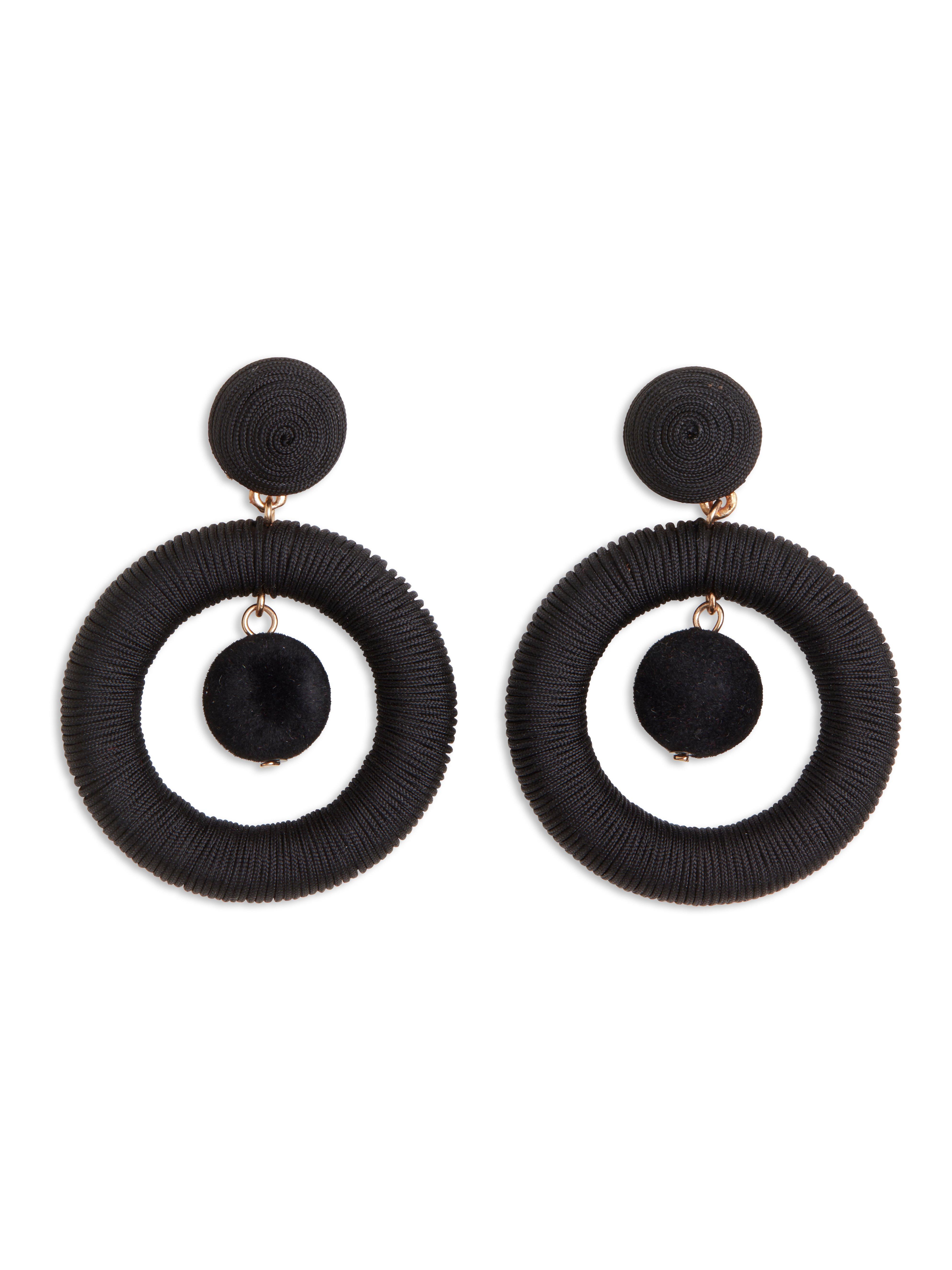 Earrings - Womens Wear - Black