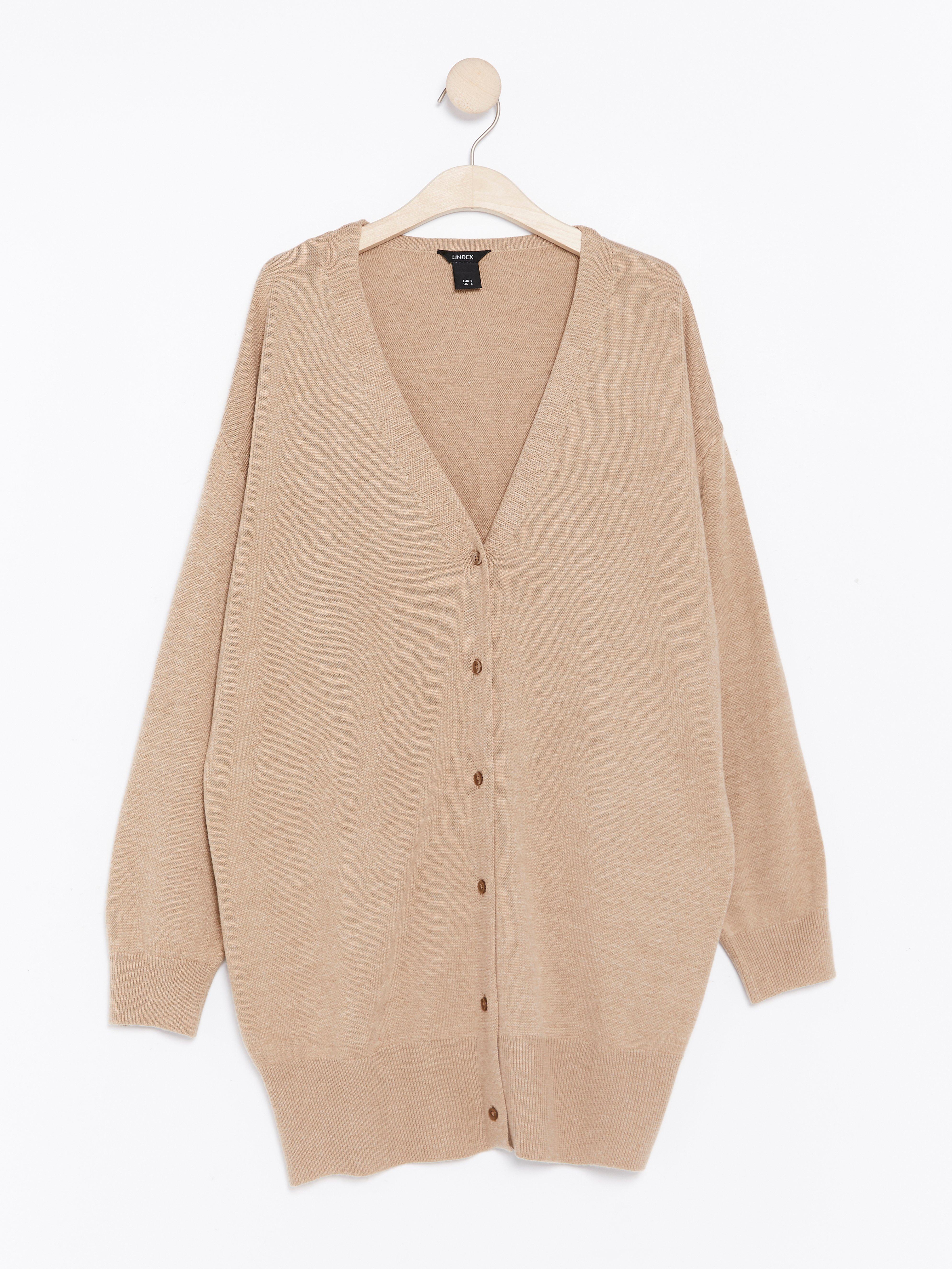 Cardigan - Dam - Beige