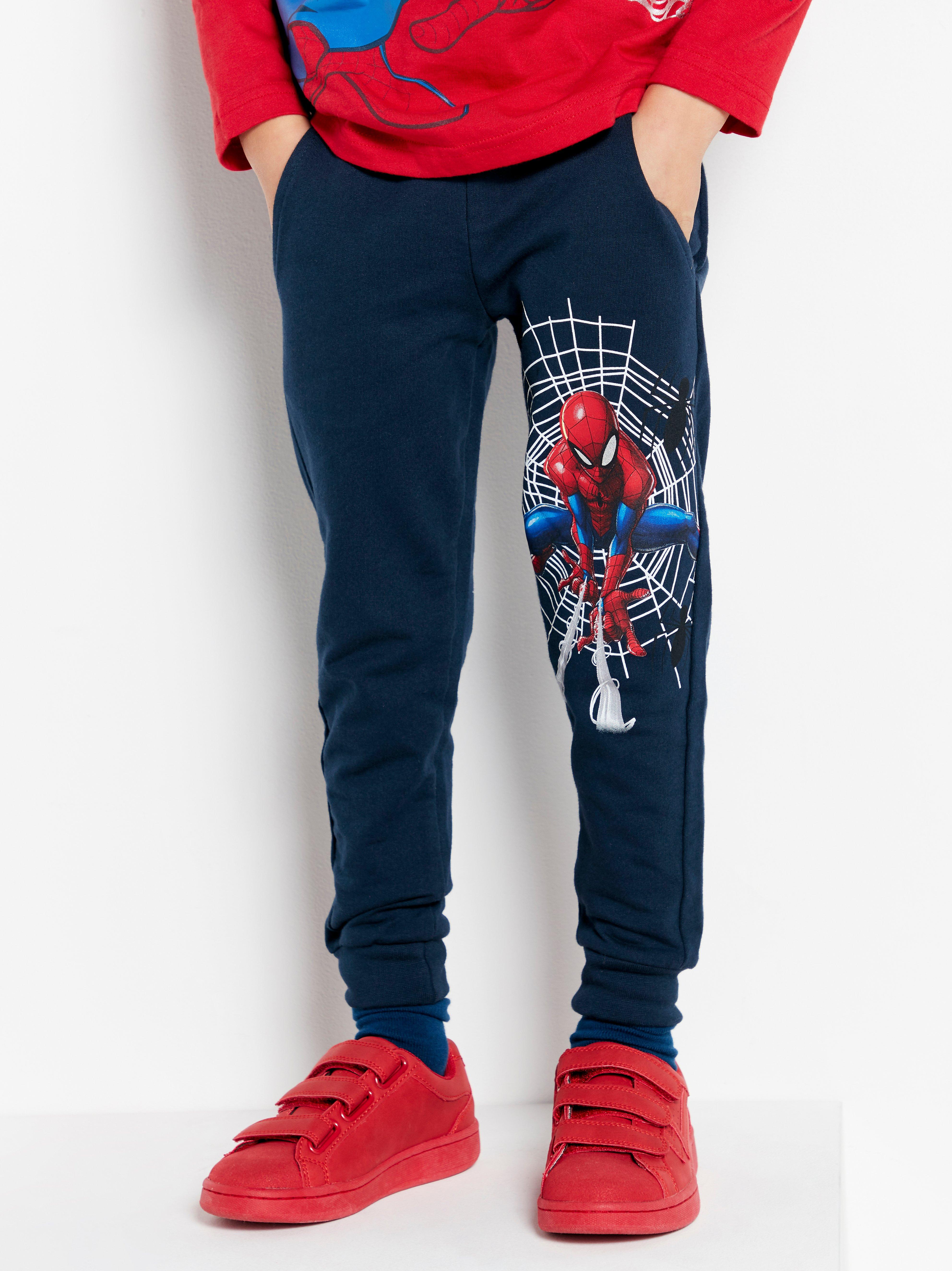 sweatpants spider man