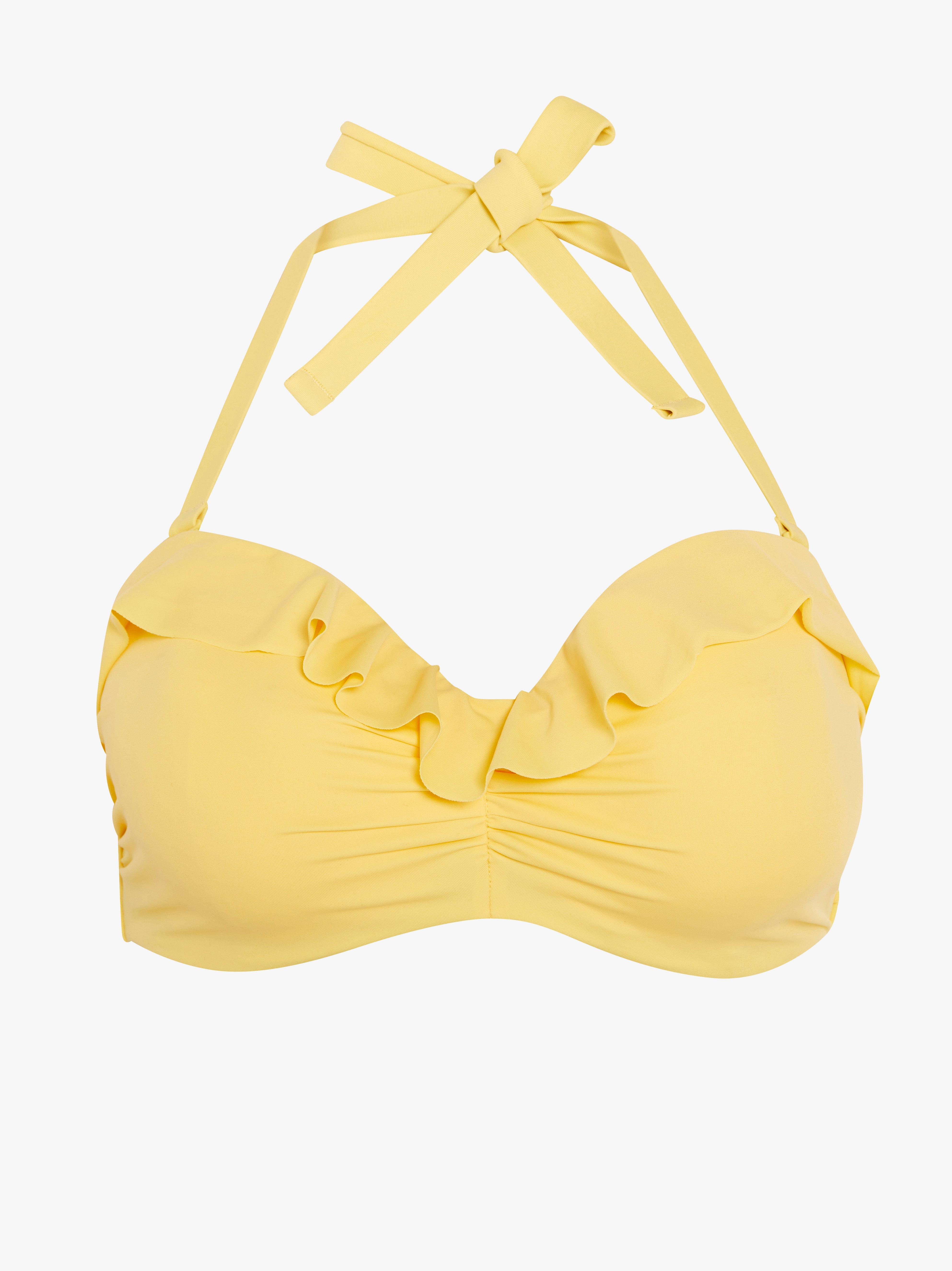 Bandeau-bh - Underkläder - Gul