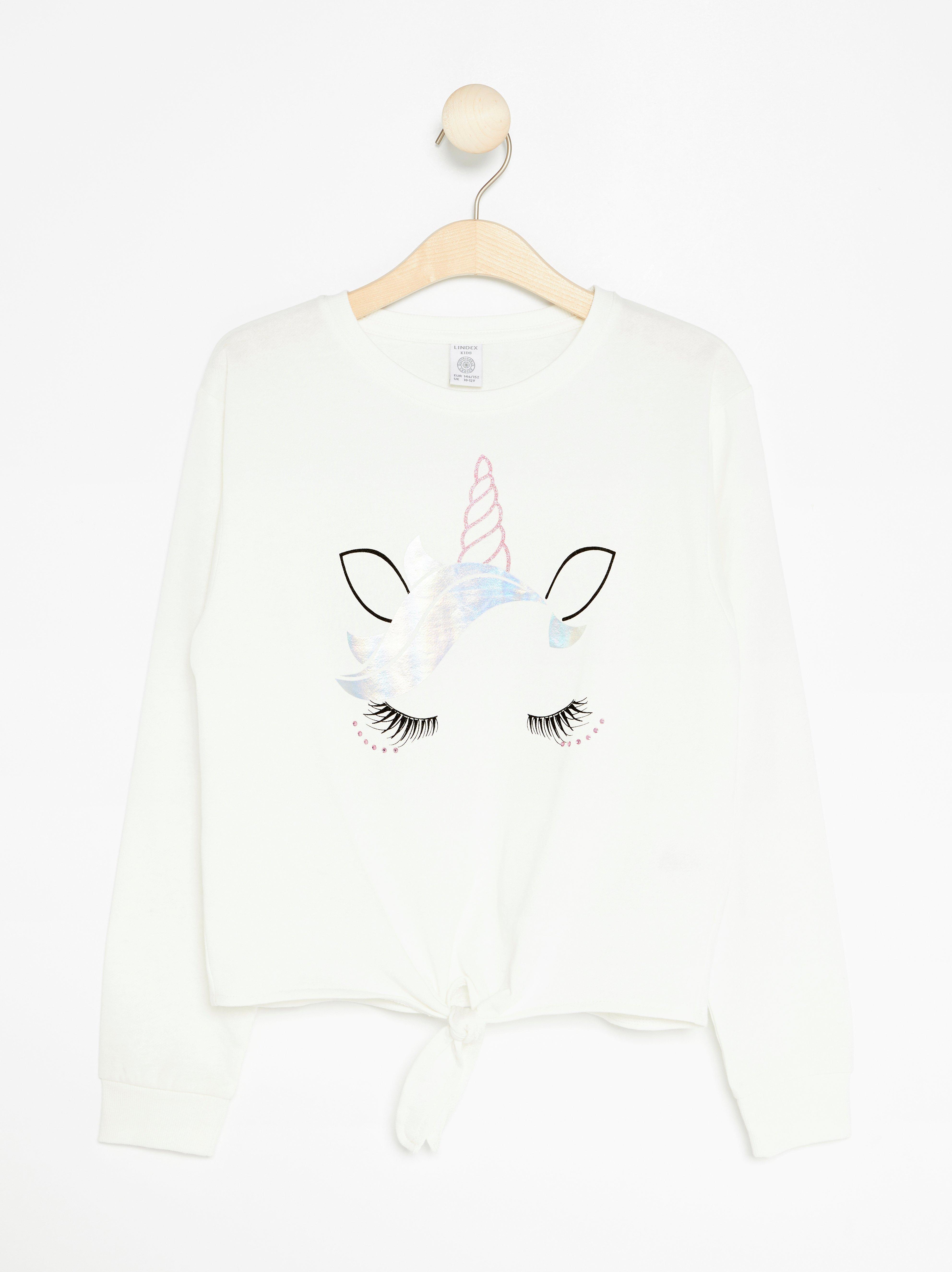 sweater crop unicorn