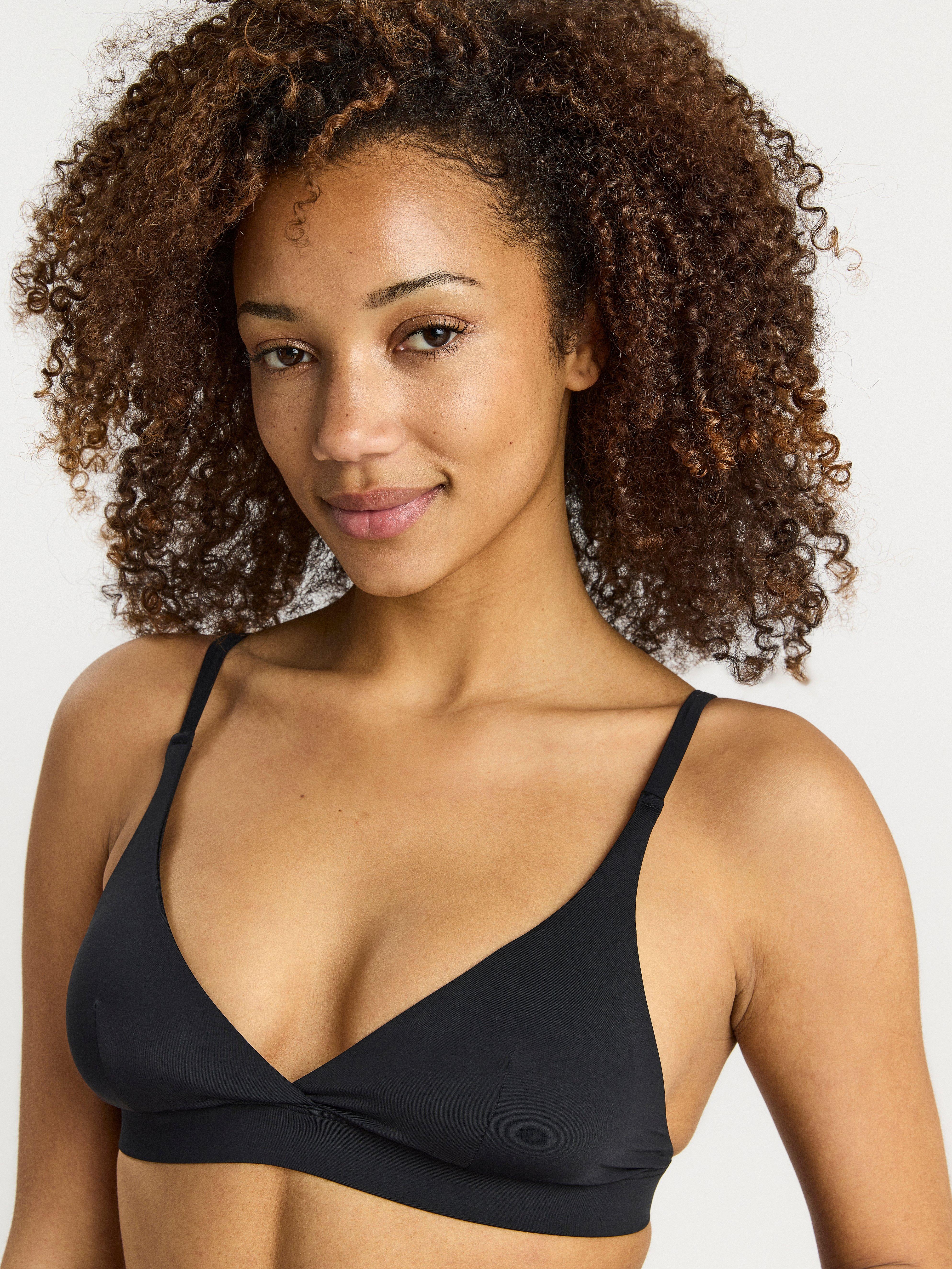 black triangle bralette