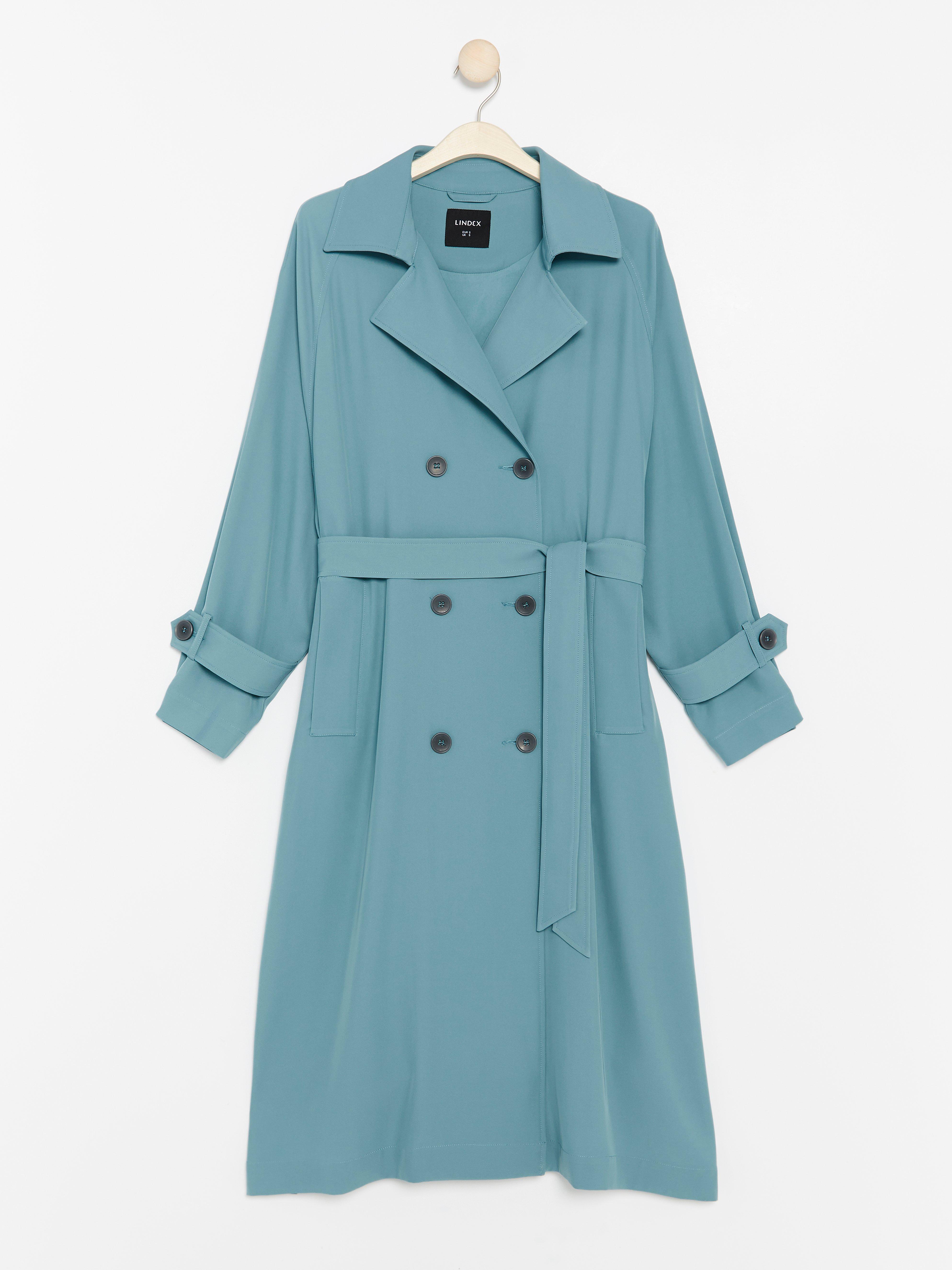 Trenchcoat - Womens Wear - Blue