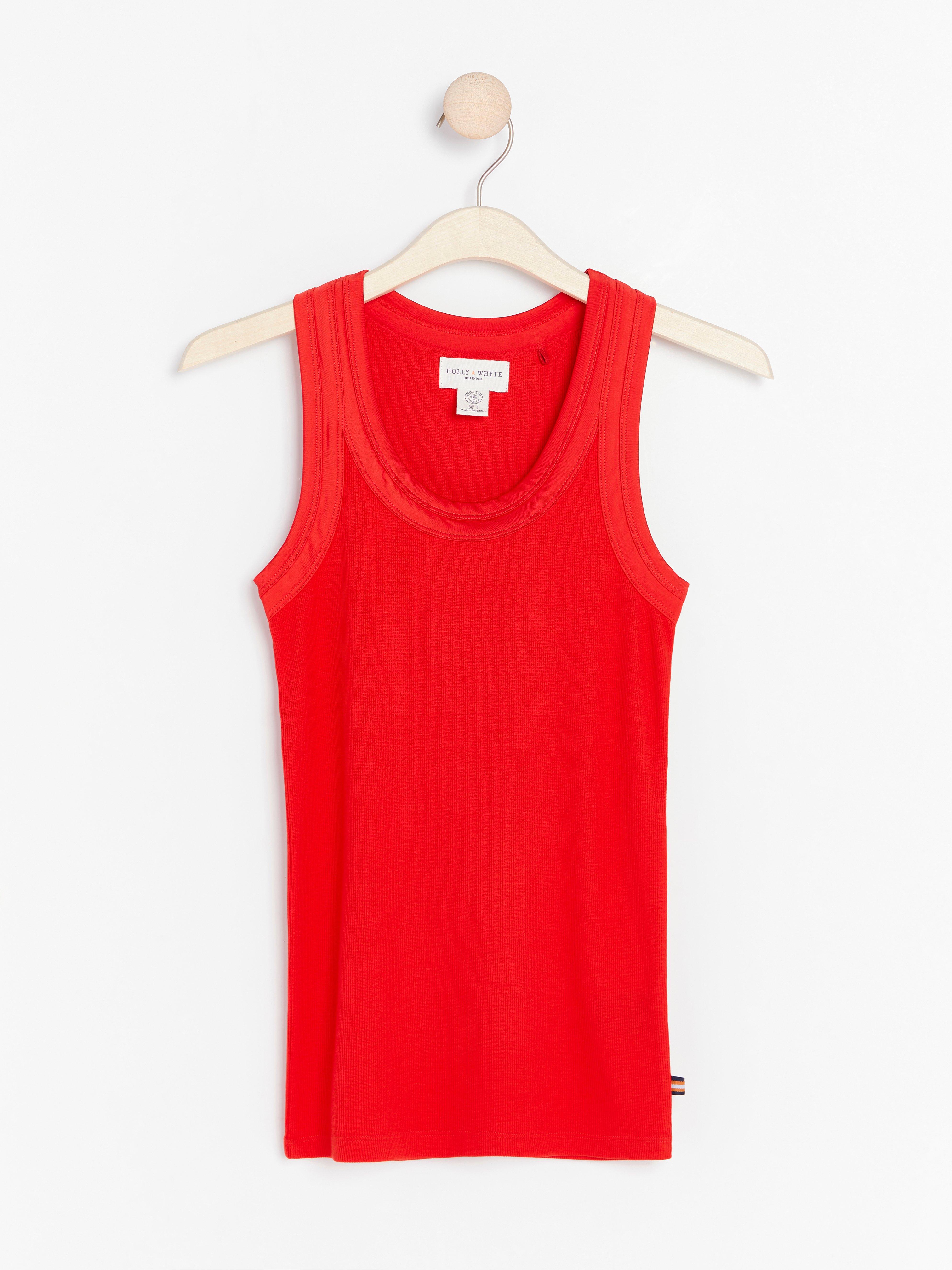 Tank Top - Womens Wear - Red