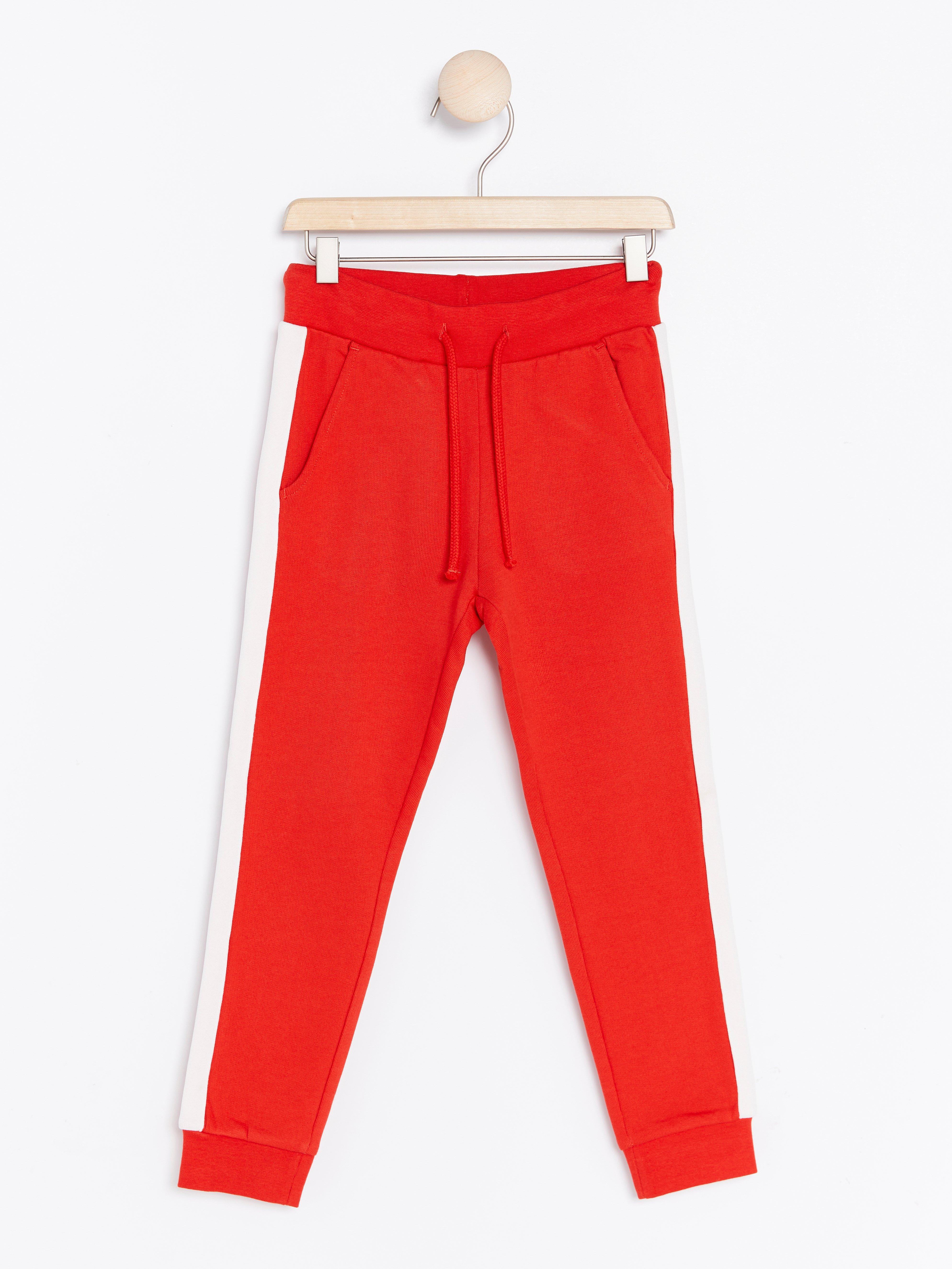 Joggebukse - Barn - Rød