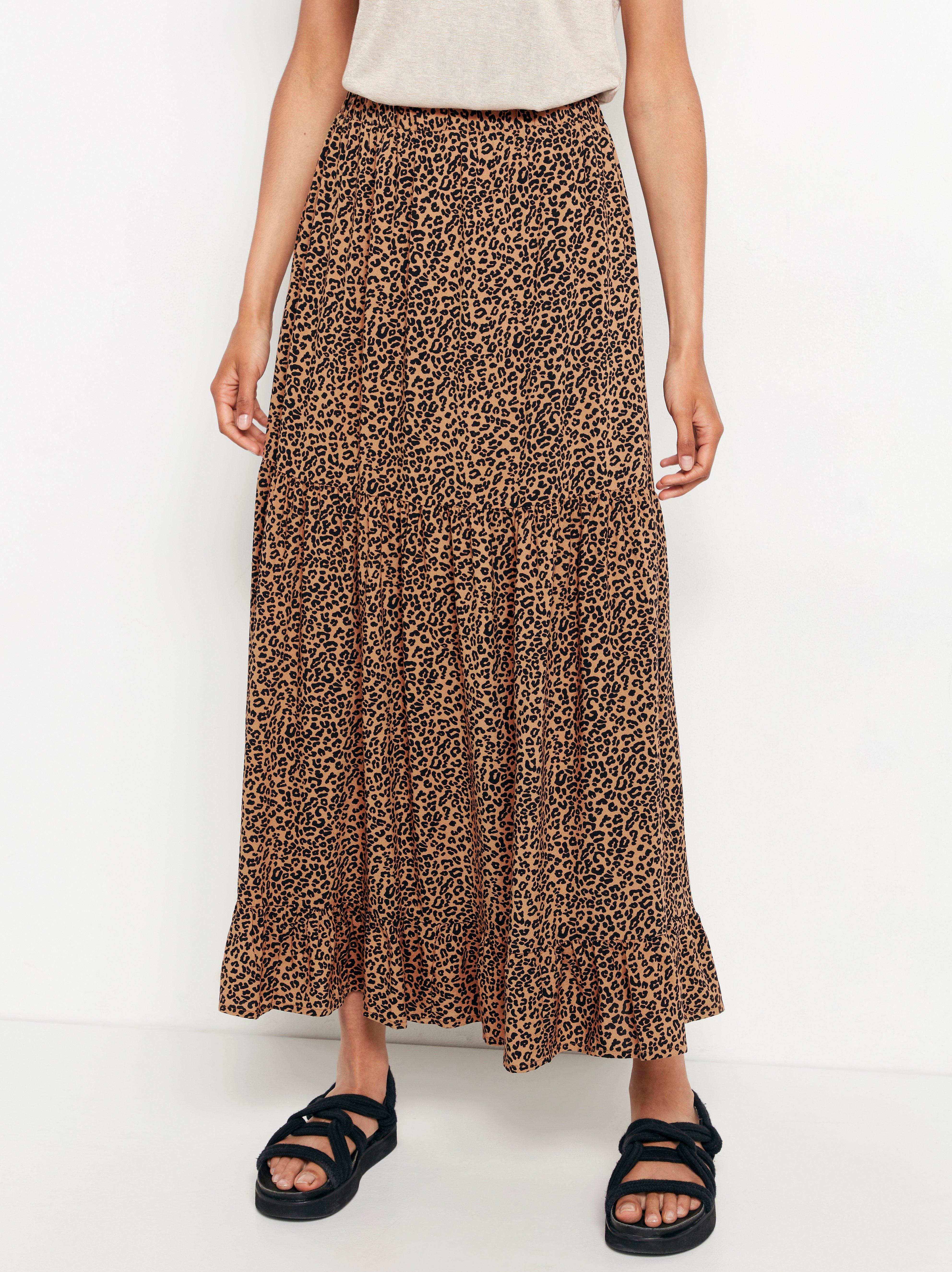 viscose maxi skirt