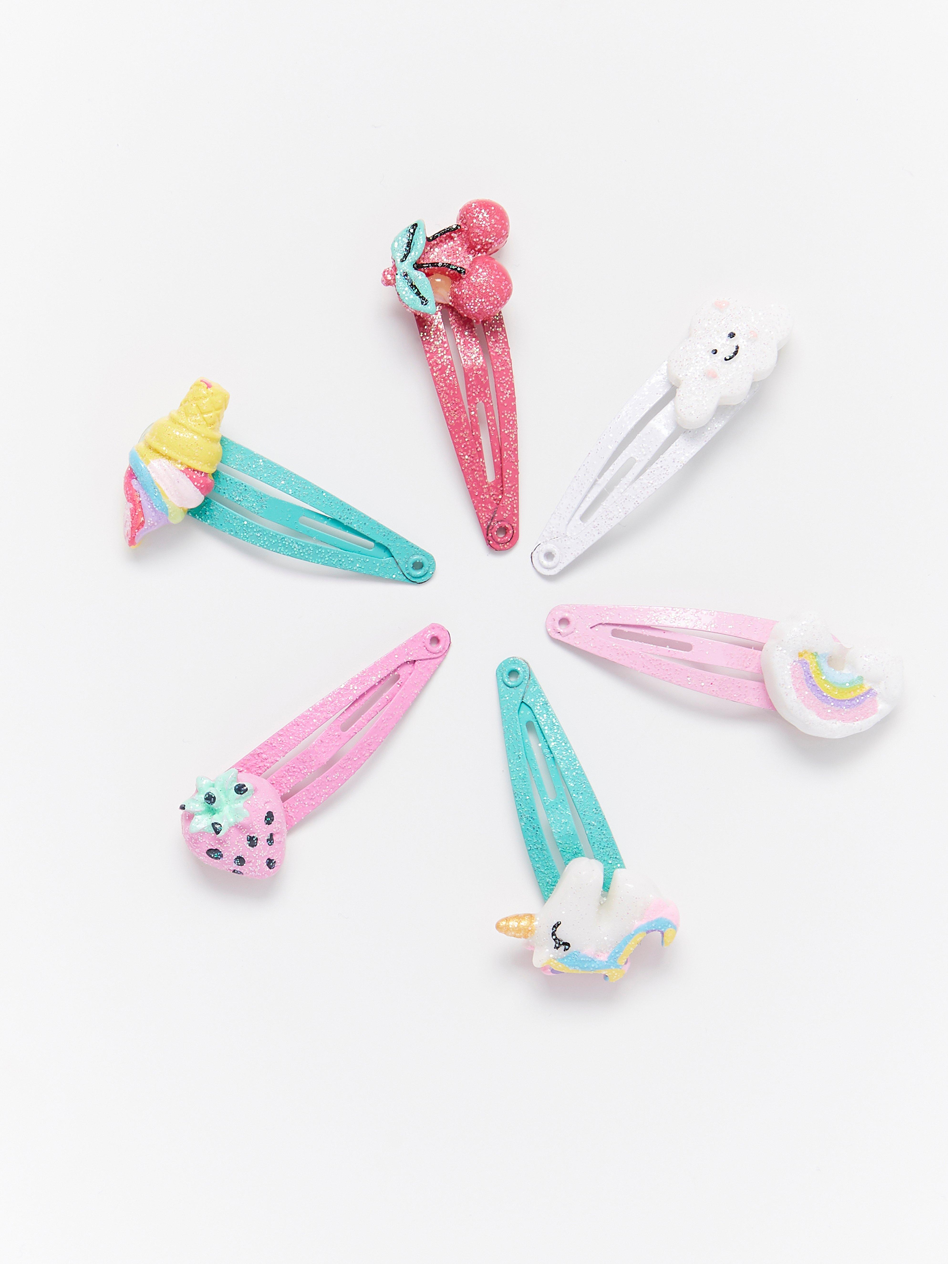 Hair Clips - Kids Wear - White