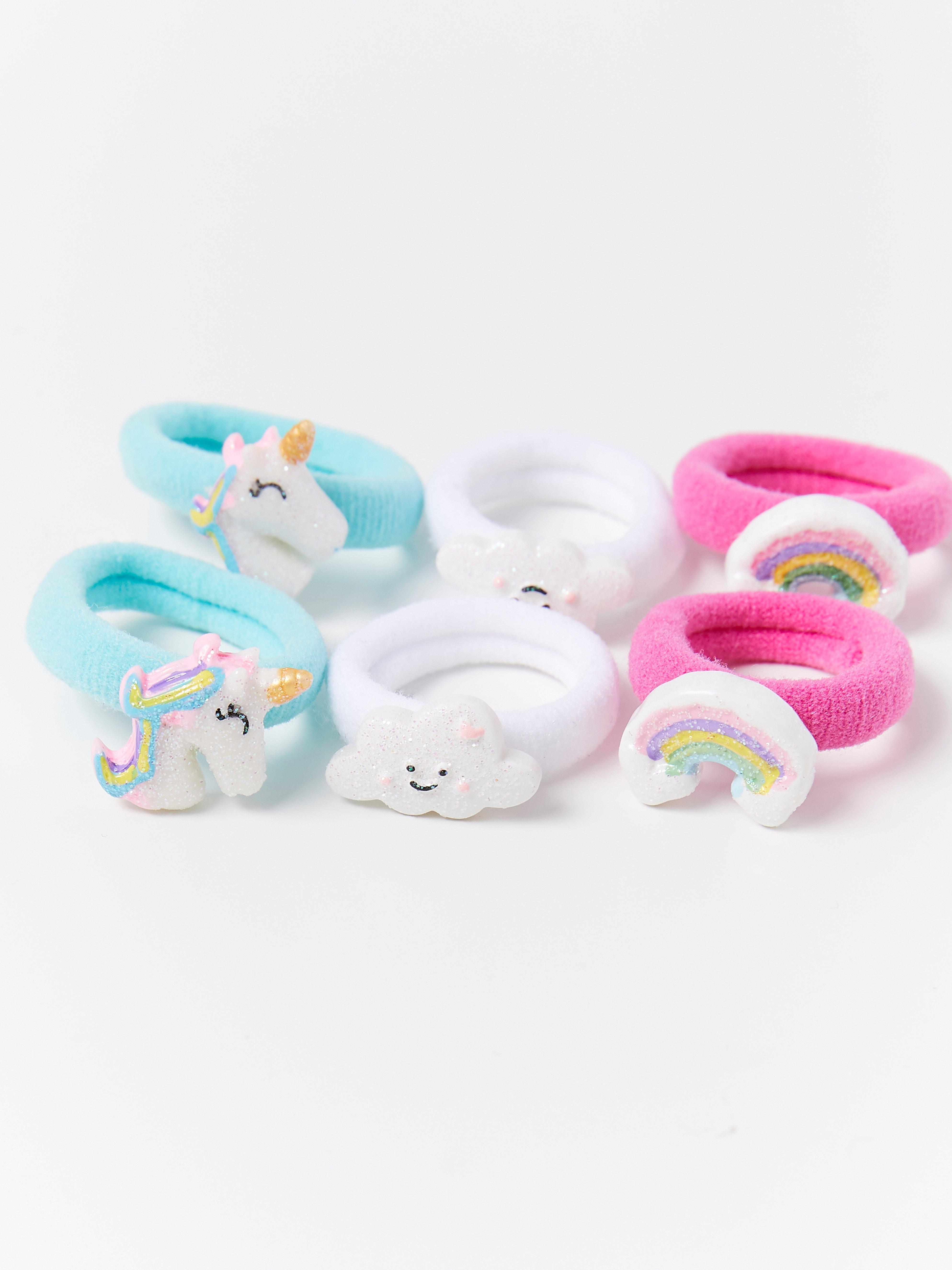 Hair Elastics - Kids Wear - White