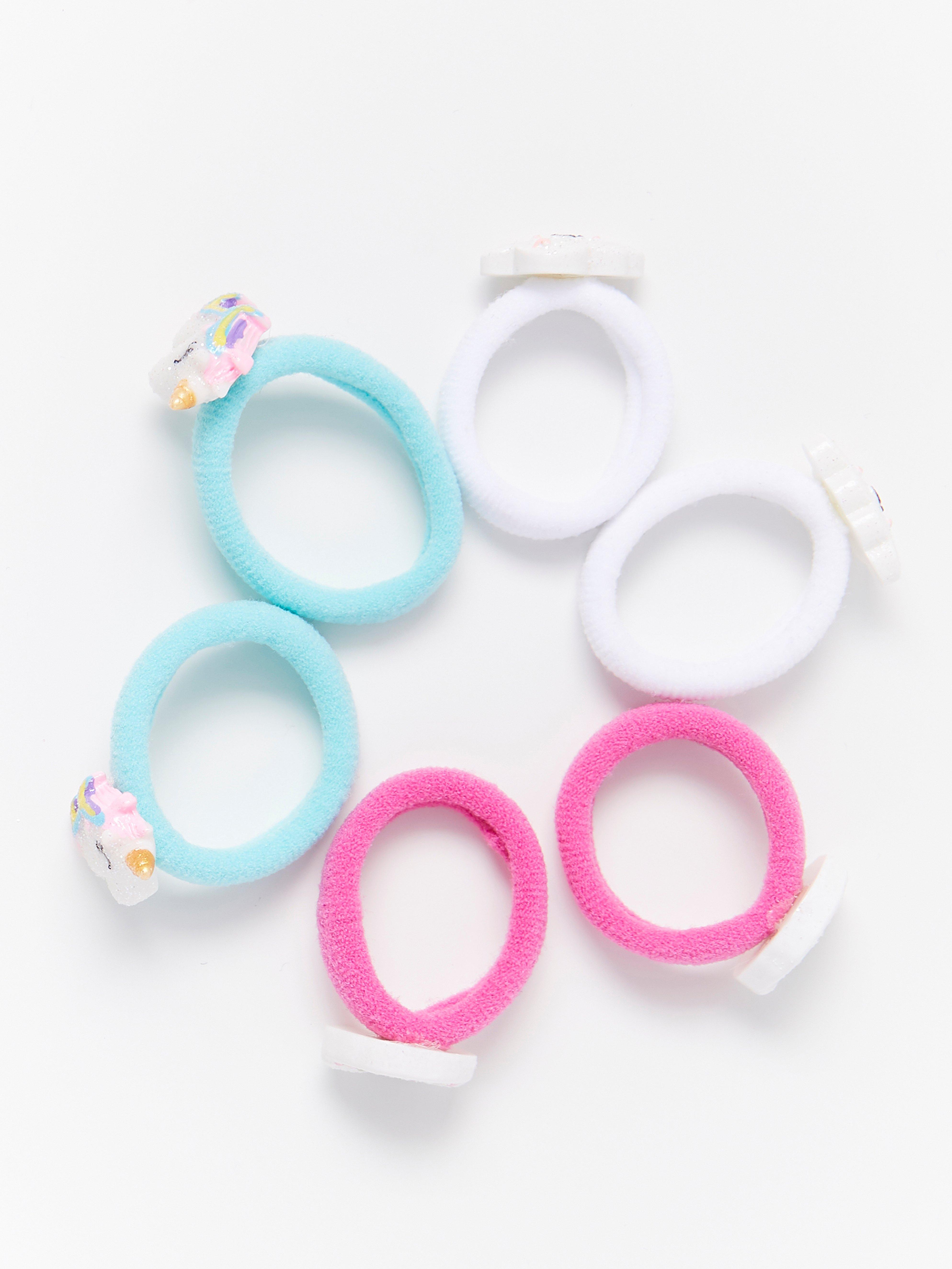 Hair Elastics - Kids Wear - White
