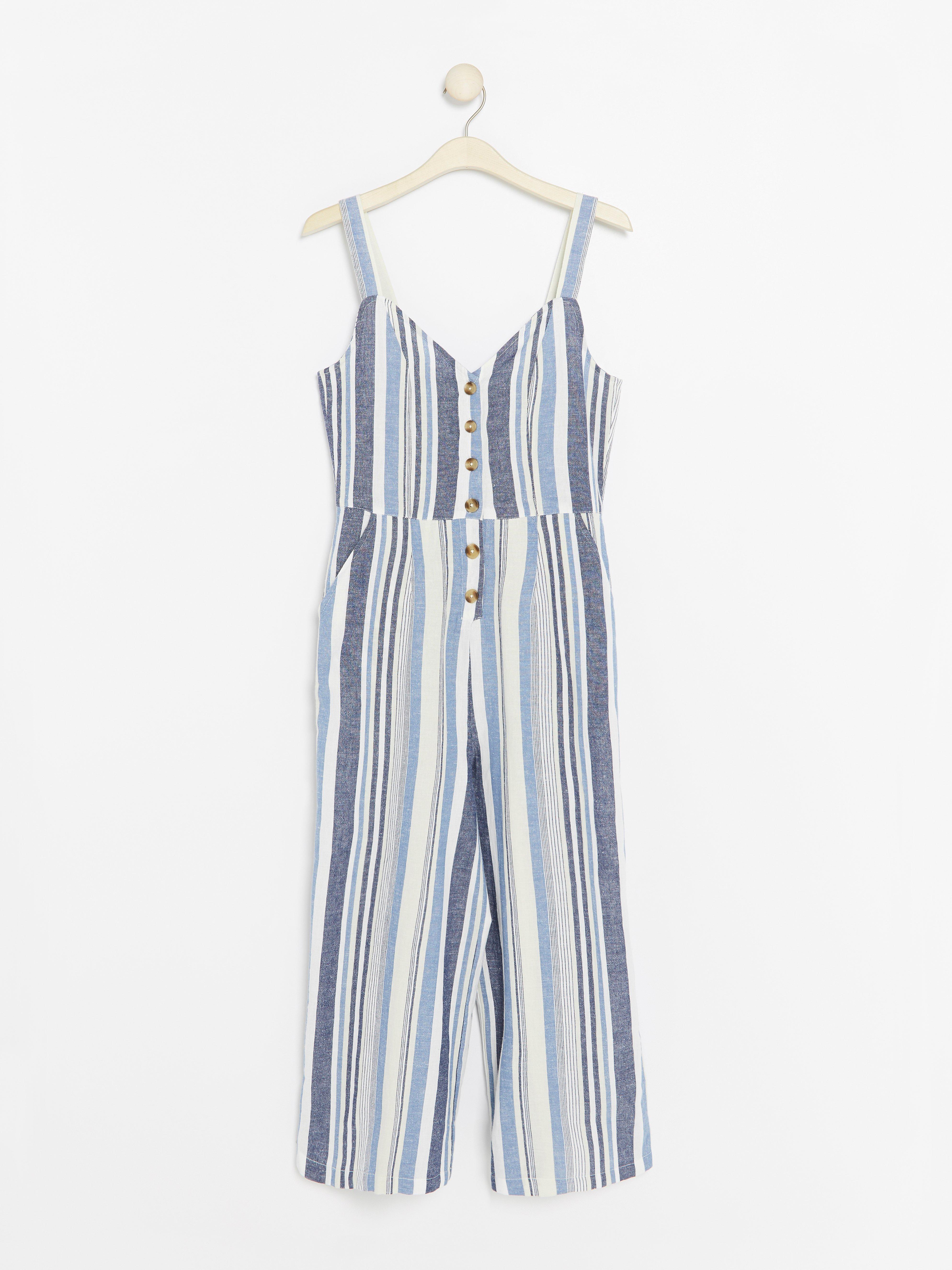 cotton on striped jumpsuit