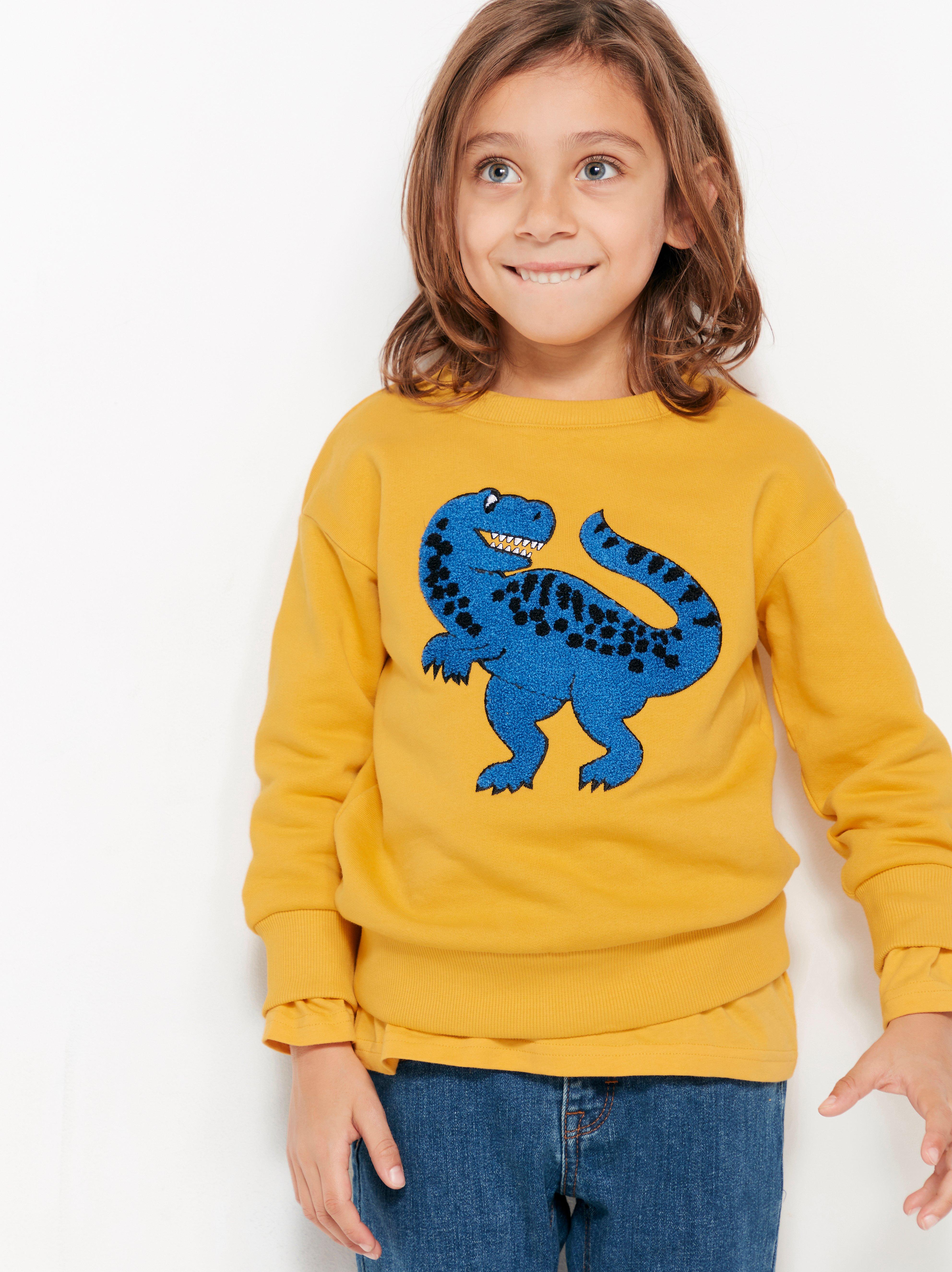 Oversized Sweater with Print | Lindex Poland
