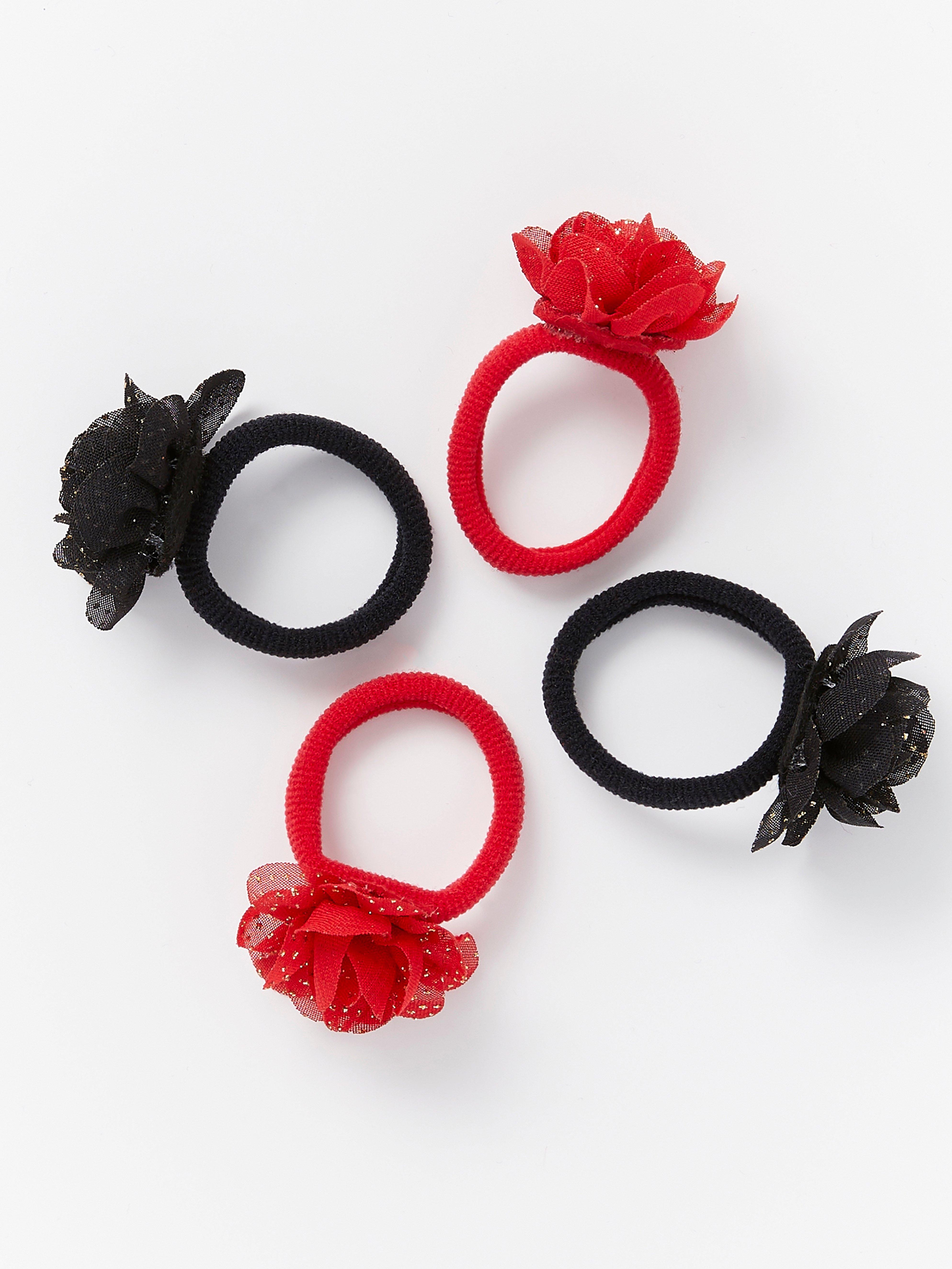 Hair Elastics - Kids Wear - Red